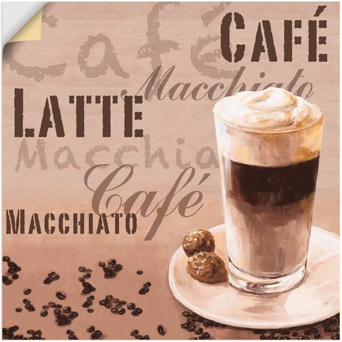 Artland artprint Kaffee Latte Macchiato