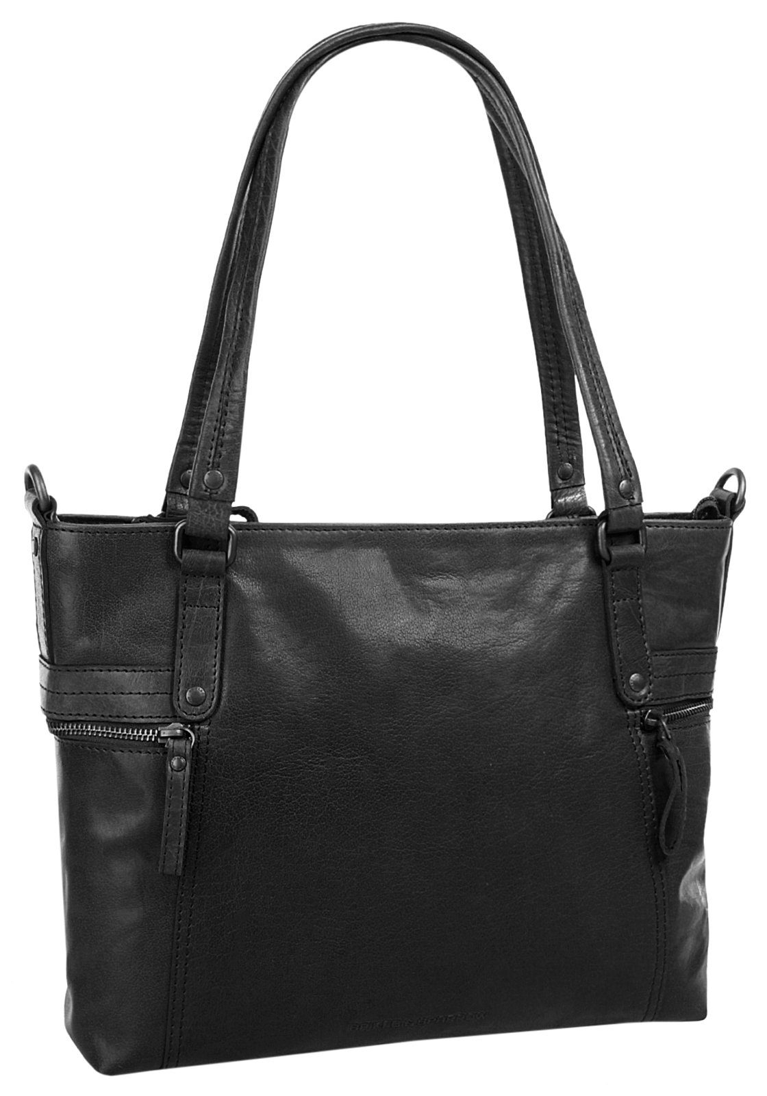 Spikes & Sparrow Shopper echt leder