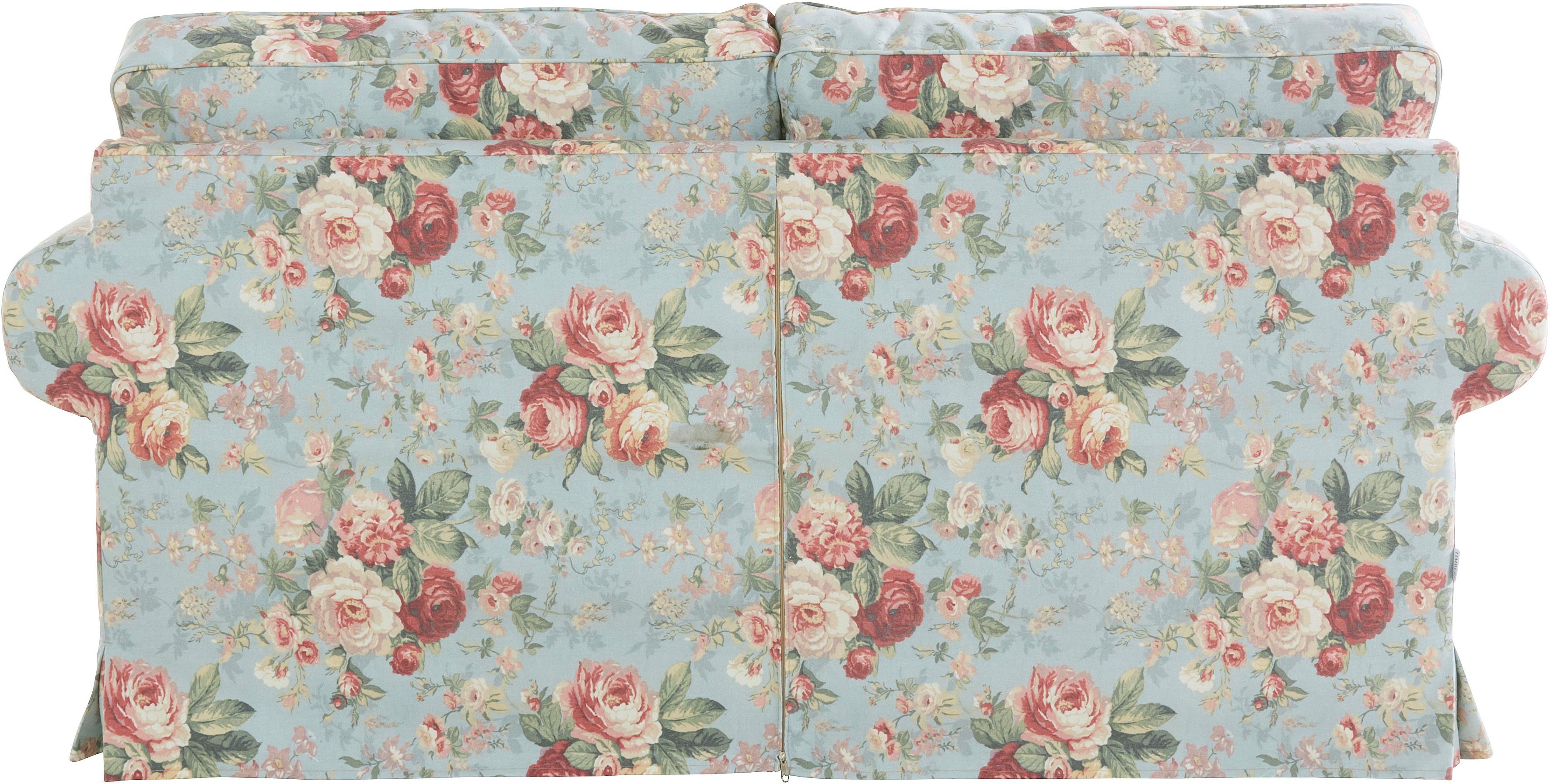 Home affaire 2-zitsbank Shadmoor Hoezen-look, in uni of met bloemenprint