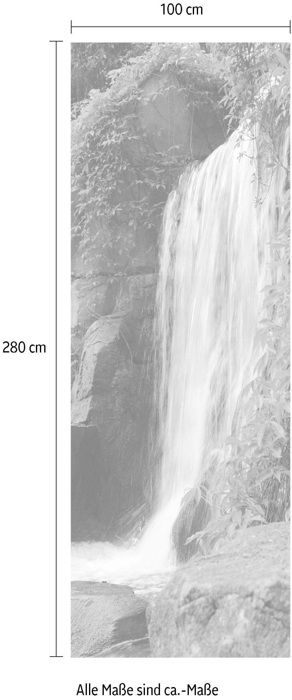 Komar Vliesbehang Digitale print vlies - Swoosh - Afmeting 100 x 280 cm (1 stuk)