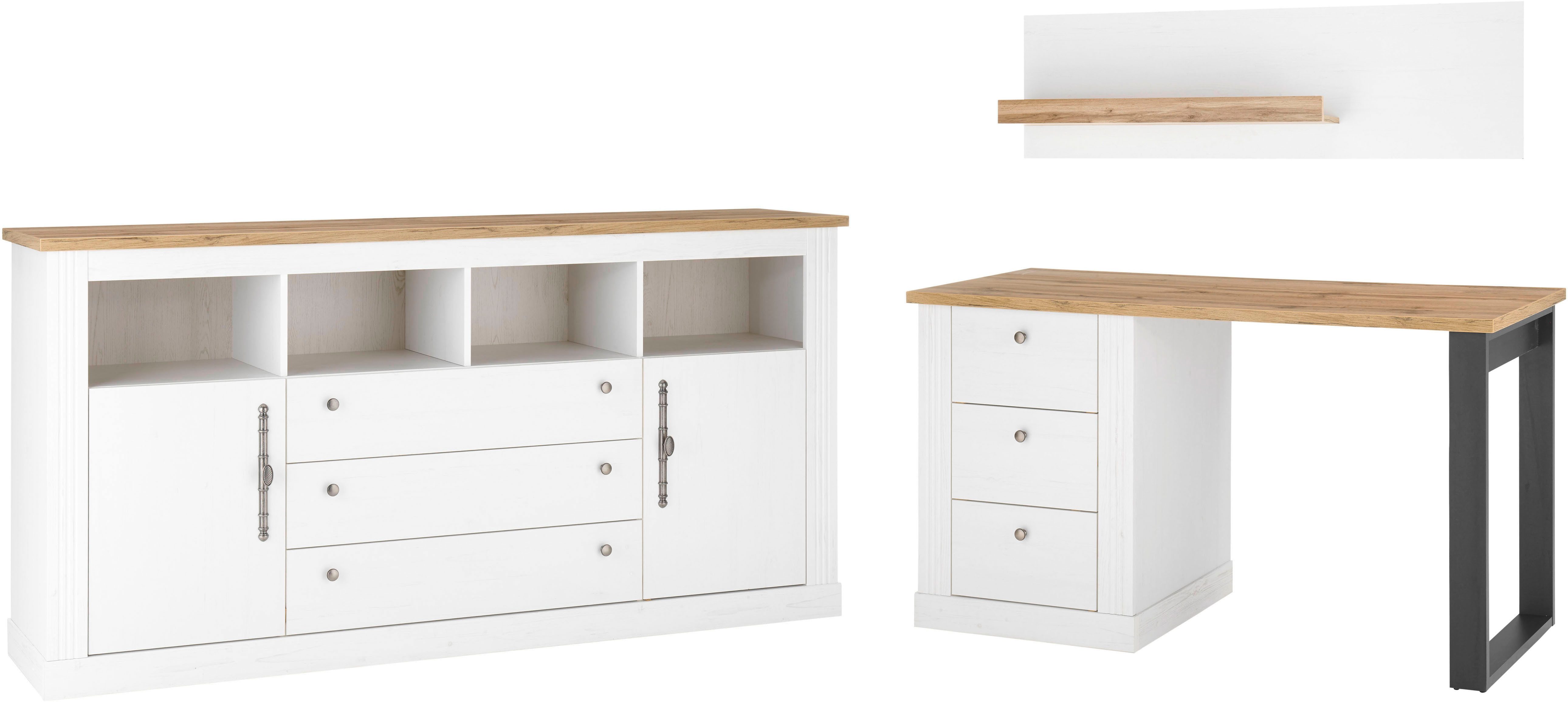 Home affaire Kantoormeubelset Westminster in romantische rustieke stijl, exclusief by otto