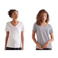 superdry t-shirt organic cotton scripted crew neck met biokatoen (set, 2-delig, set van 2) wit