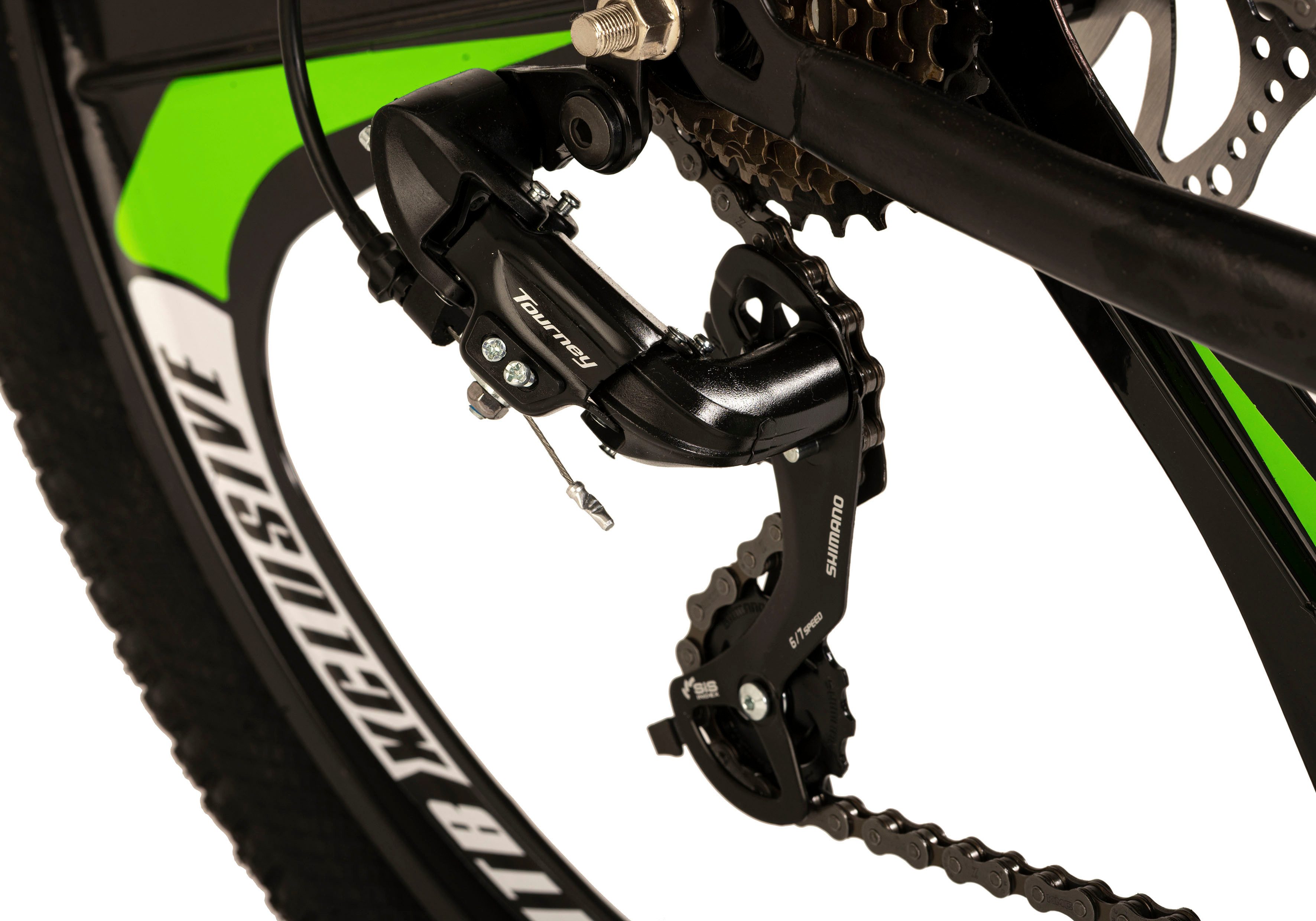 MUSTANG Mountainbike Hardtail 29'' Sharp zwart-groen 21 versnellingen