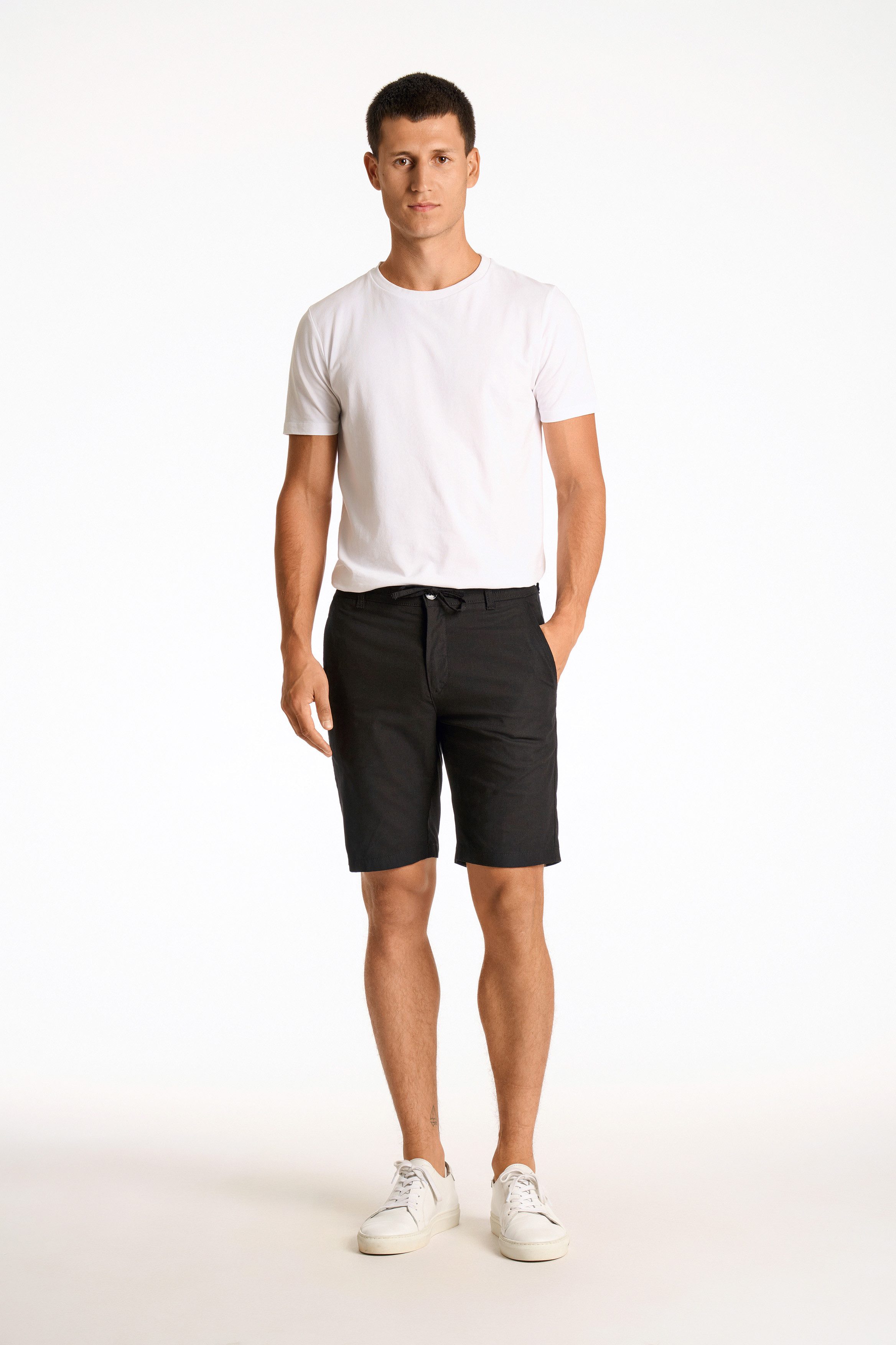 LINDBERGH Chino-short met linnen