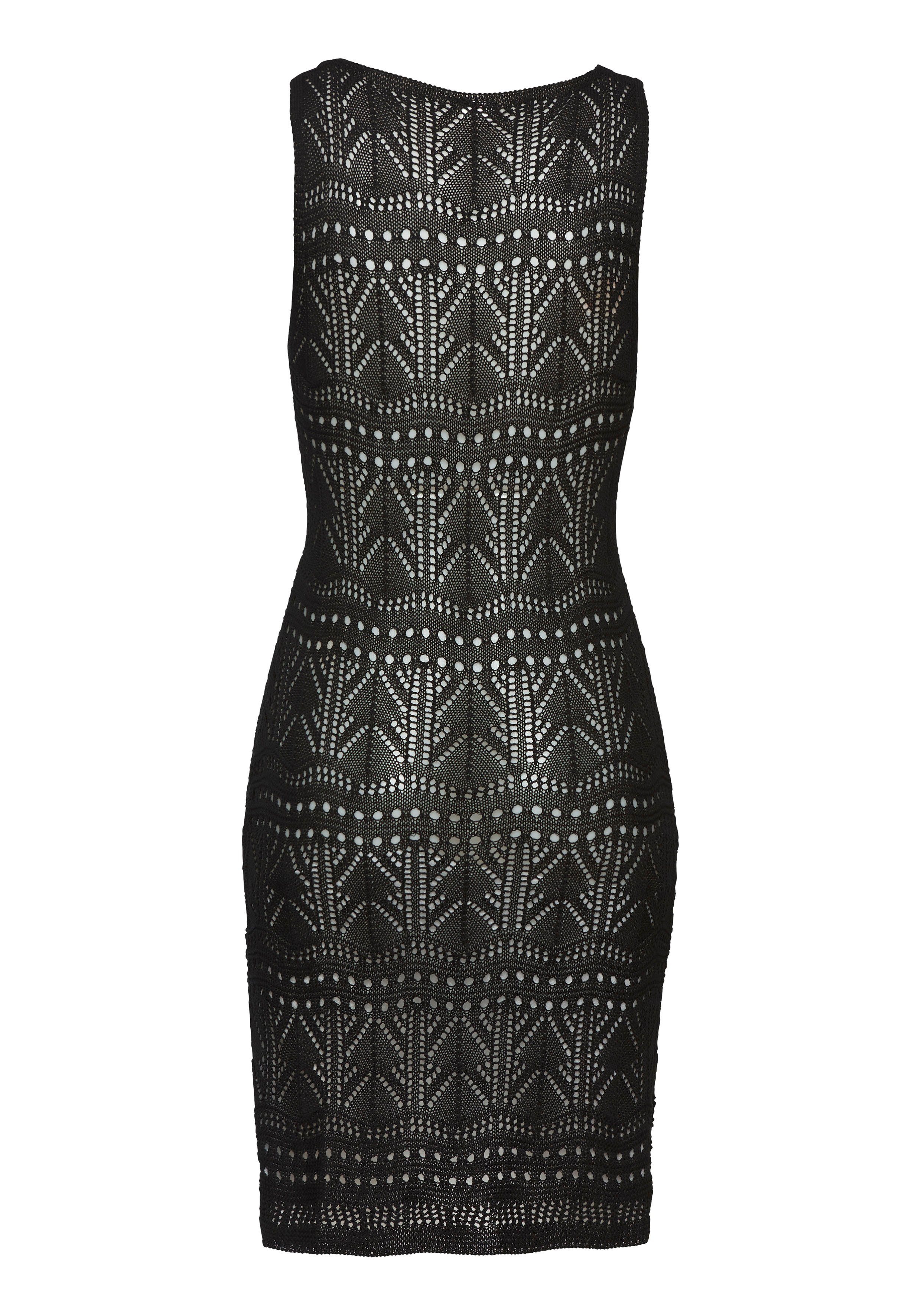 s.Oliver RED LABEL Beachwear Gebreide jurk met ajourmotief