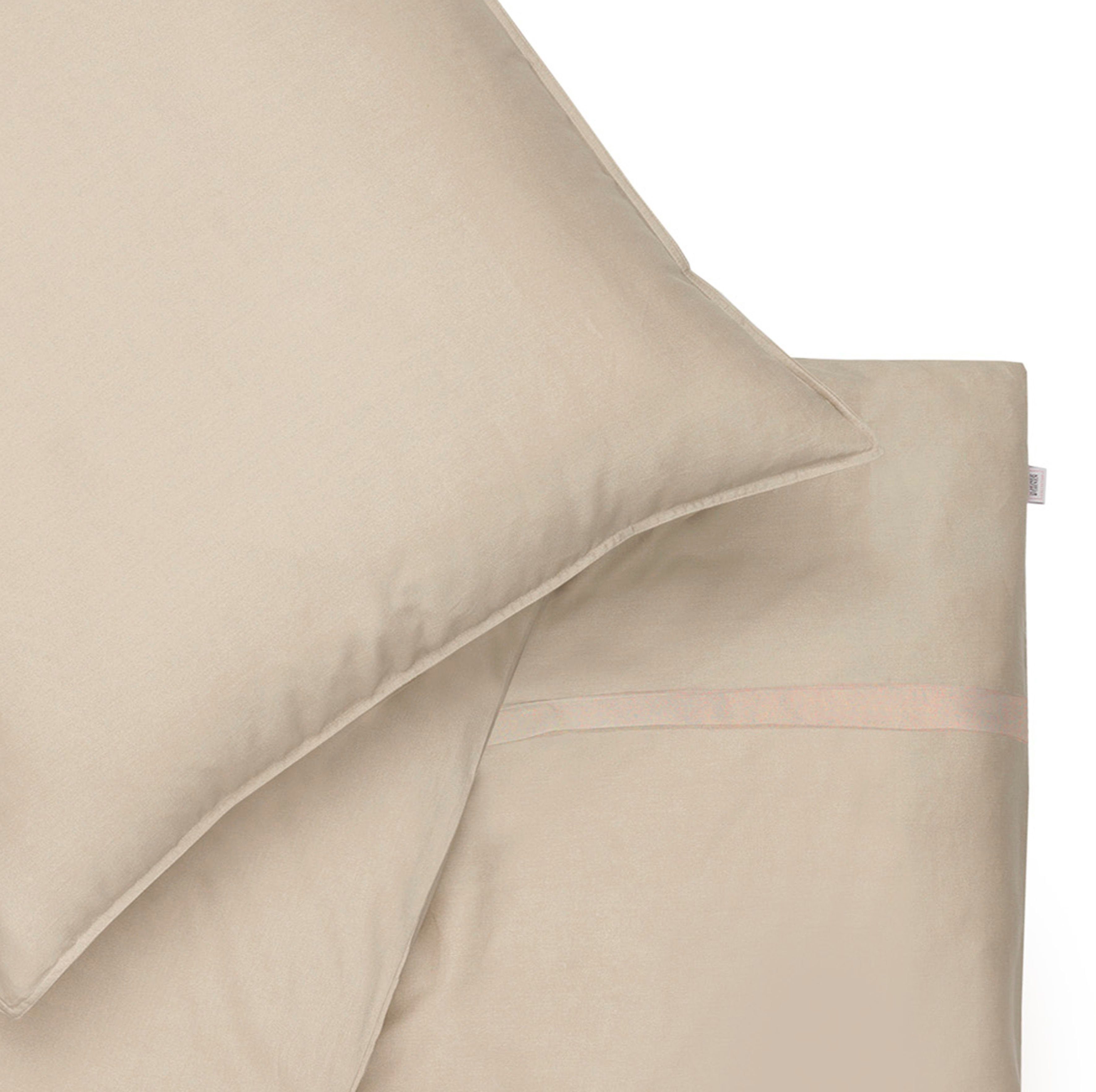 SCHÖNER WOHNEN-KOLLEKTION Beddengoed Pure in maat 135x200, 155x220 of 200x200 cm Dekbedovertrek van katoen in satijn-kwaliteit, unikleurige dekbedovertrek