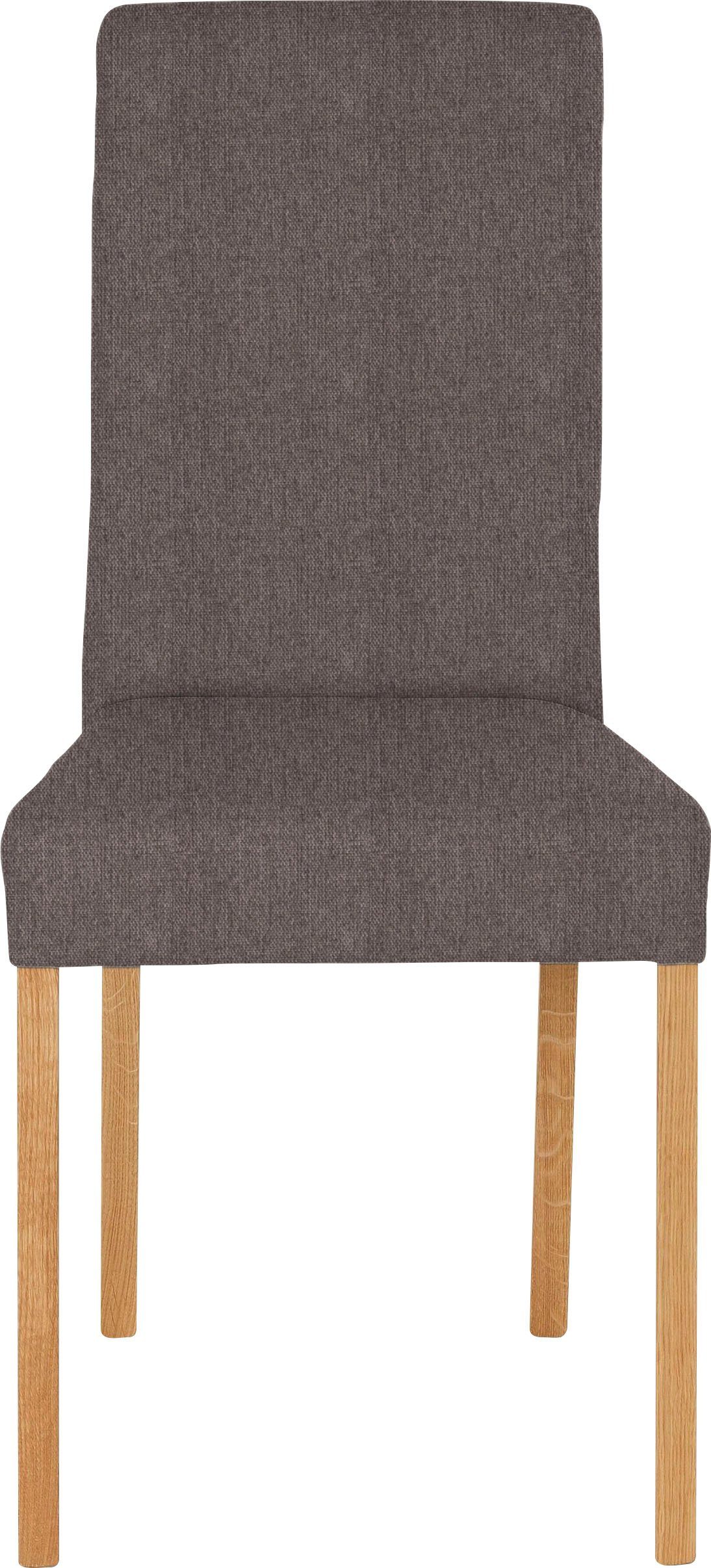 Home affaire Stoel met 4 poten Bologna Frame van massief hout (set)