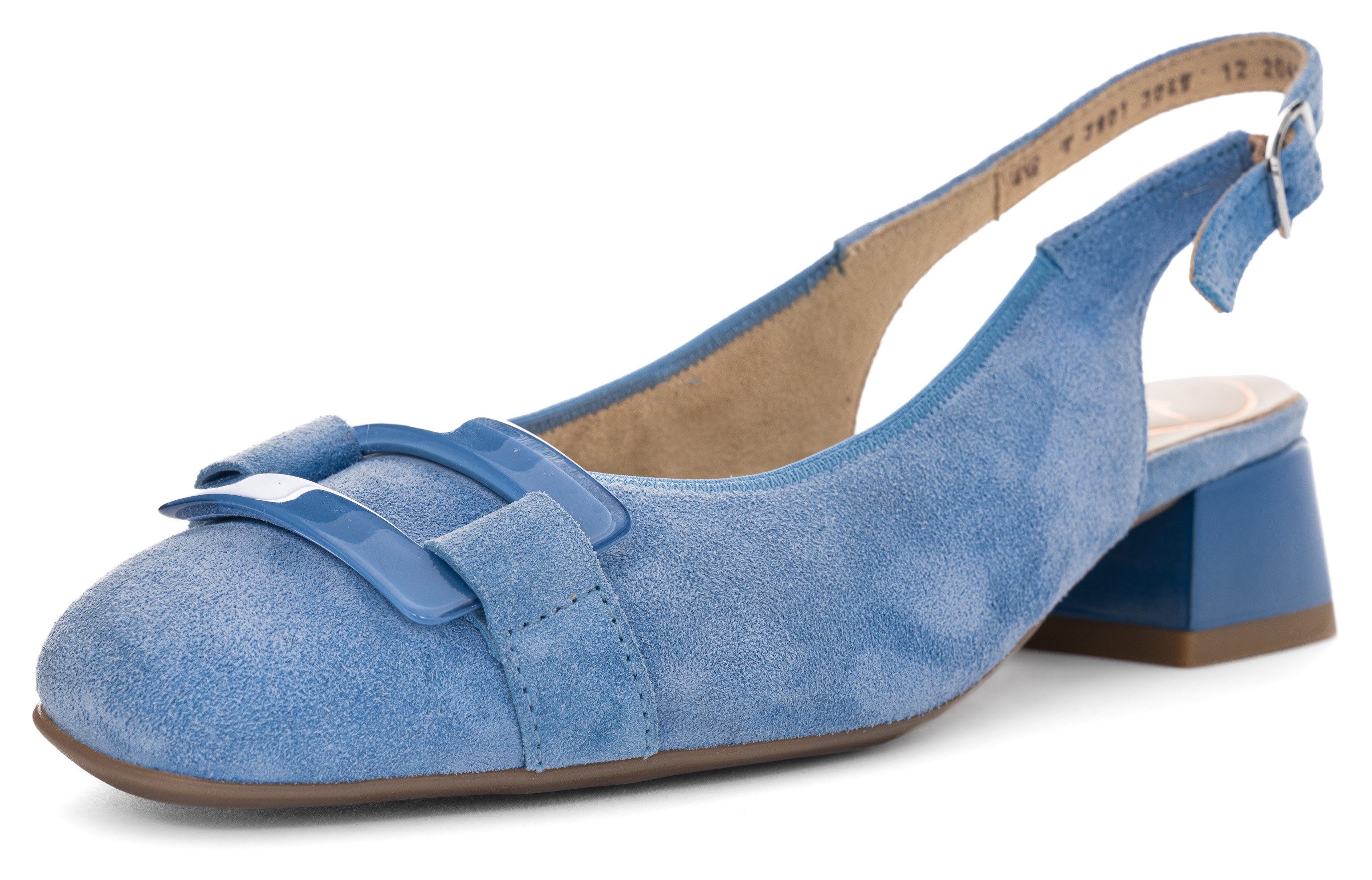 Ara Slingback pumps Graz , sling pumps, feestdag schoen met blokhak, h-breedte