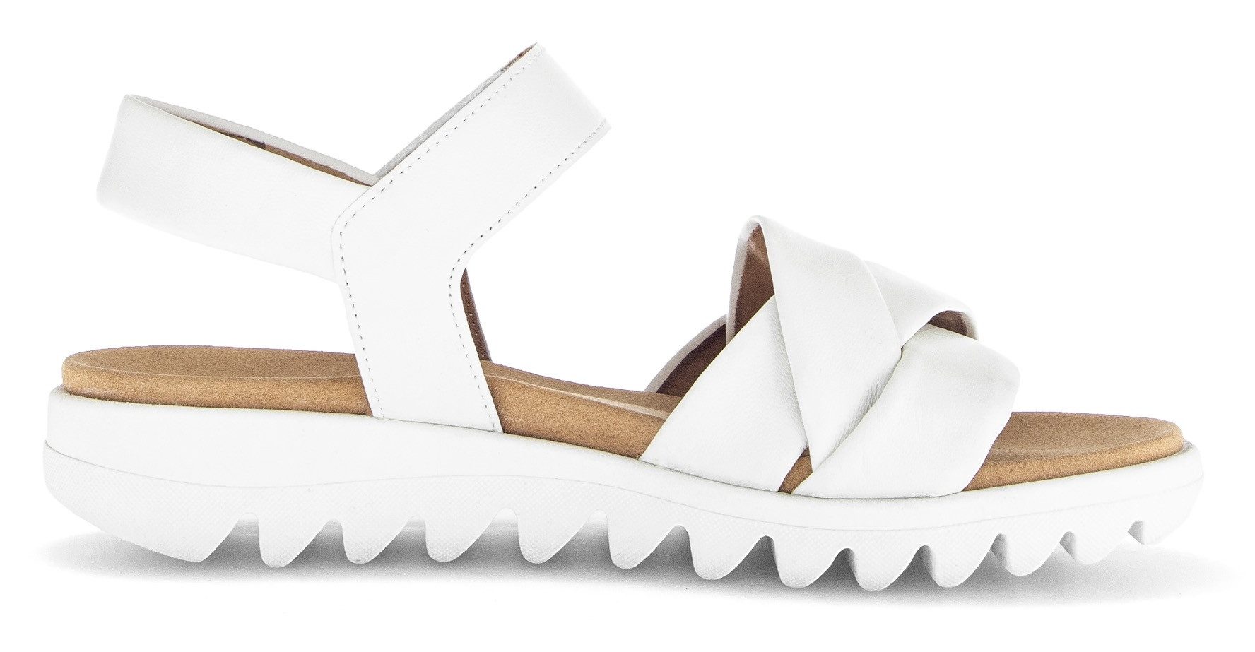 Gabor Sandalen , zomerschoen, wedge-sandaal, comfort-schoen met klittenbandsluiting