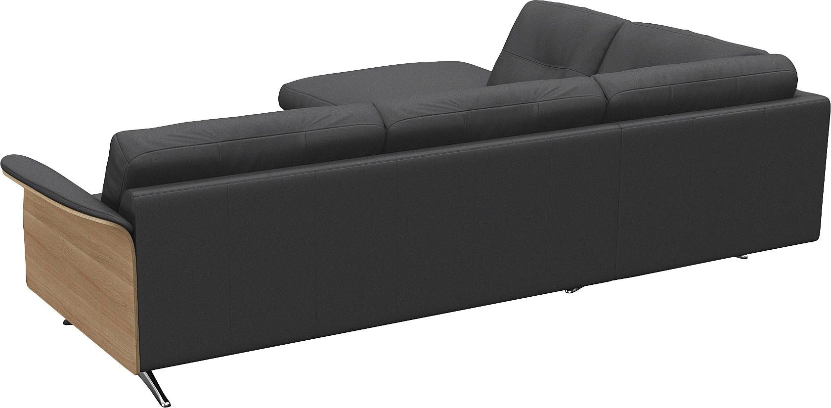 FLEXLUX Hoekbank Glow, super comfortabel door hoogwaardige zitconstructie met binnenvering, L-vorm