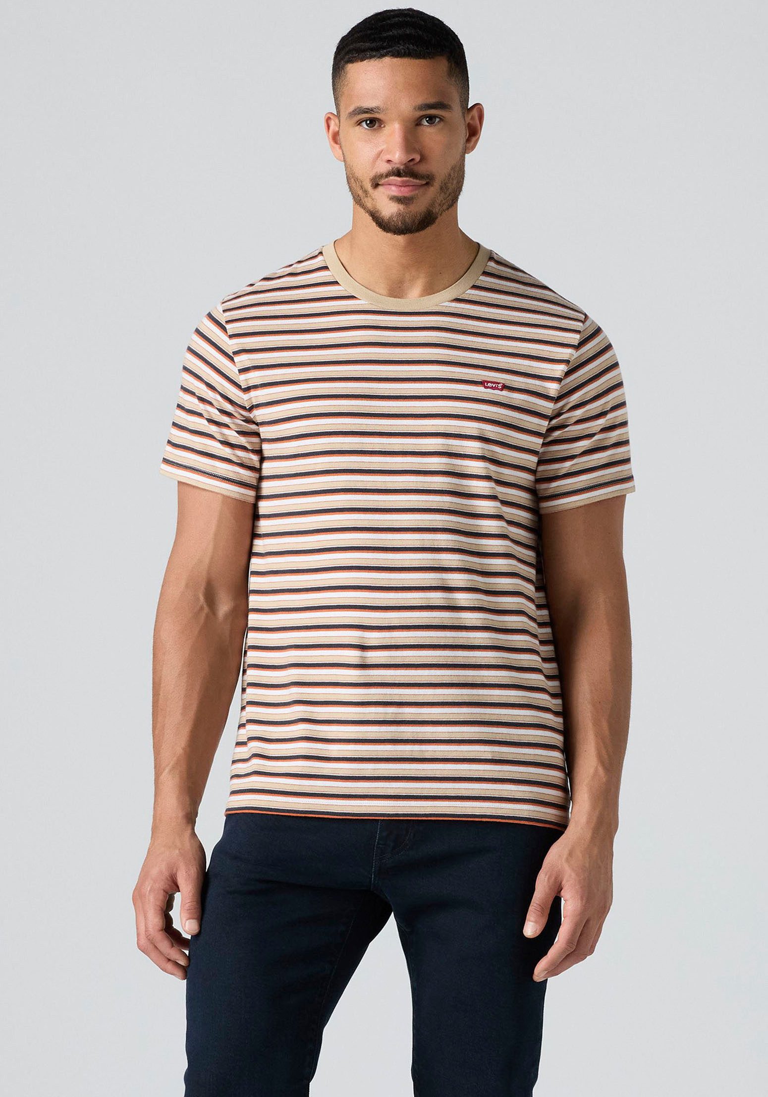 Levi's® T-shirt met gestreept patroon
