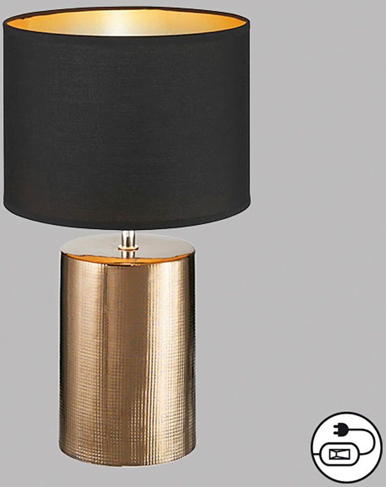 Honsel Leuchten Tafellamp Bronz extravagante materiaalcombinatie (1 stuk)
