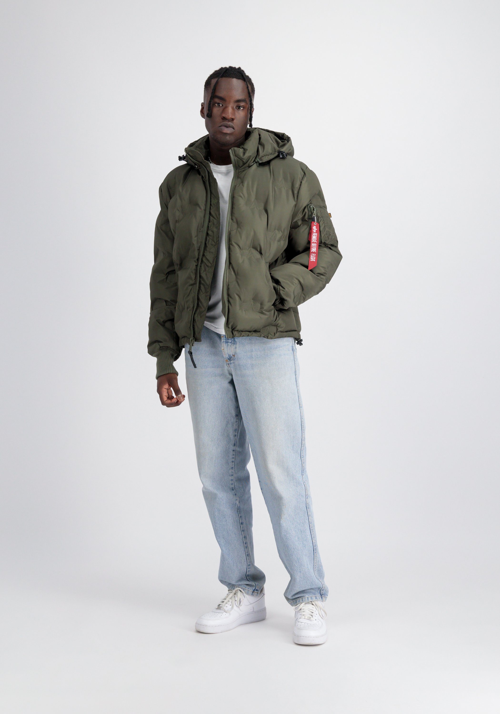 Alpha Industries Winterjack Alpha Industries Men - Cold Weather Jackets Hooded Logo Puffer