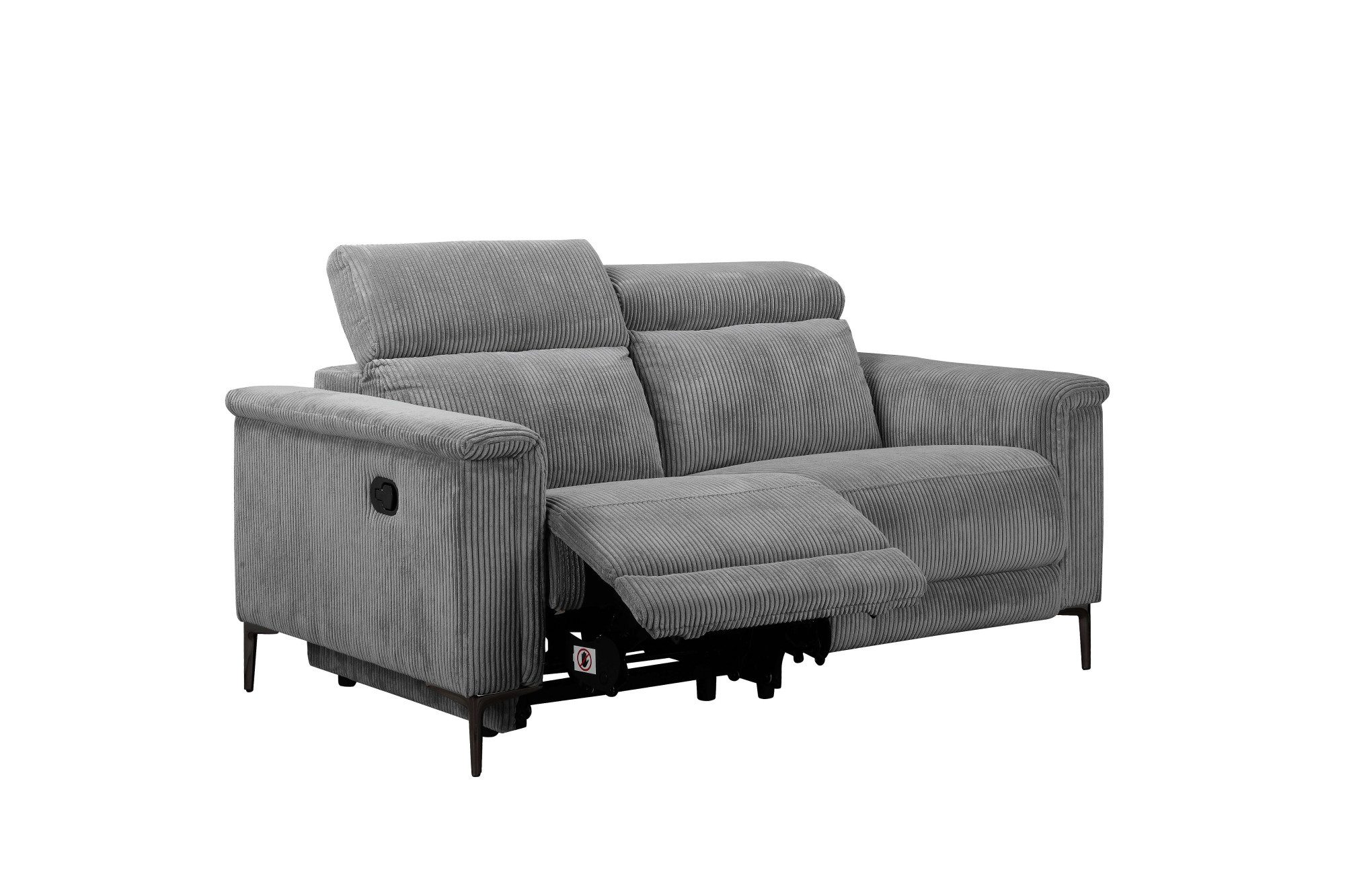 Places of Style 2-zitsbank Lund in Cord, met handmatige of elektrische