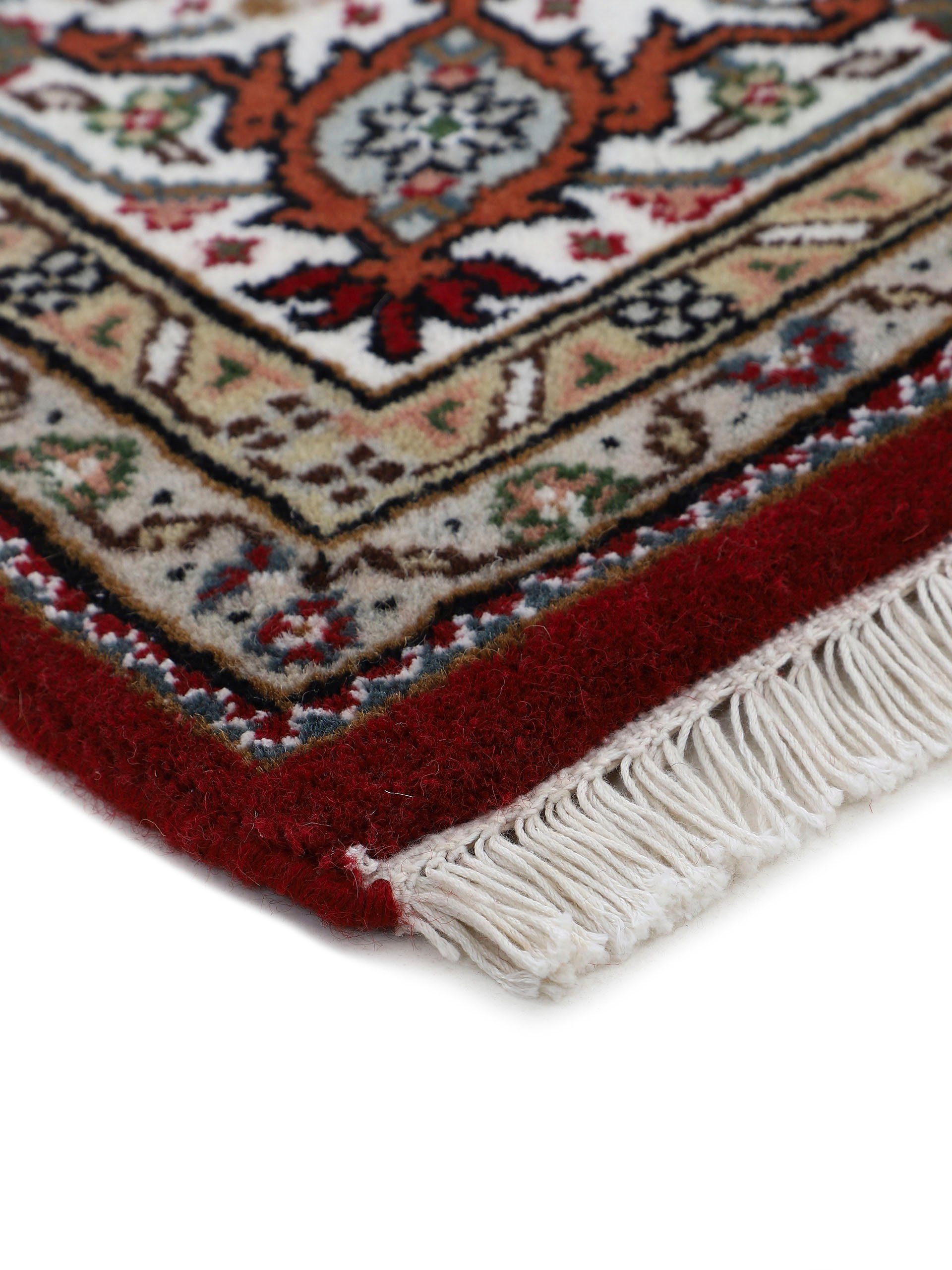 Woven Arts Loper Oosters tapijt Tabriz Mahi met de hand geknoopt, woonkamer, zuivere wol voor een warme omgevingsklimaat