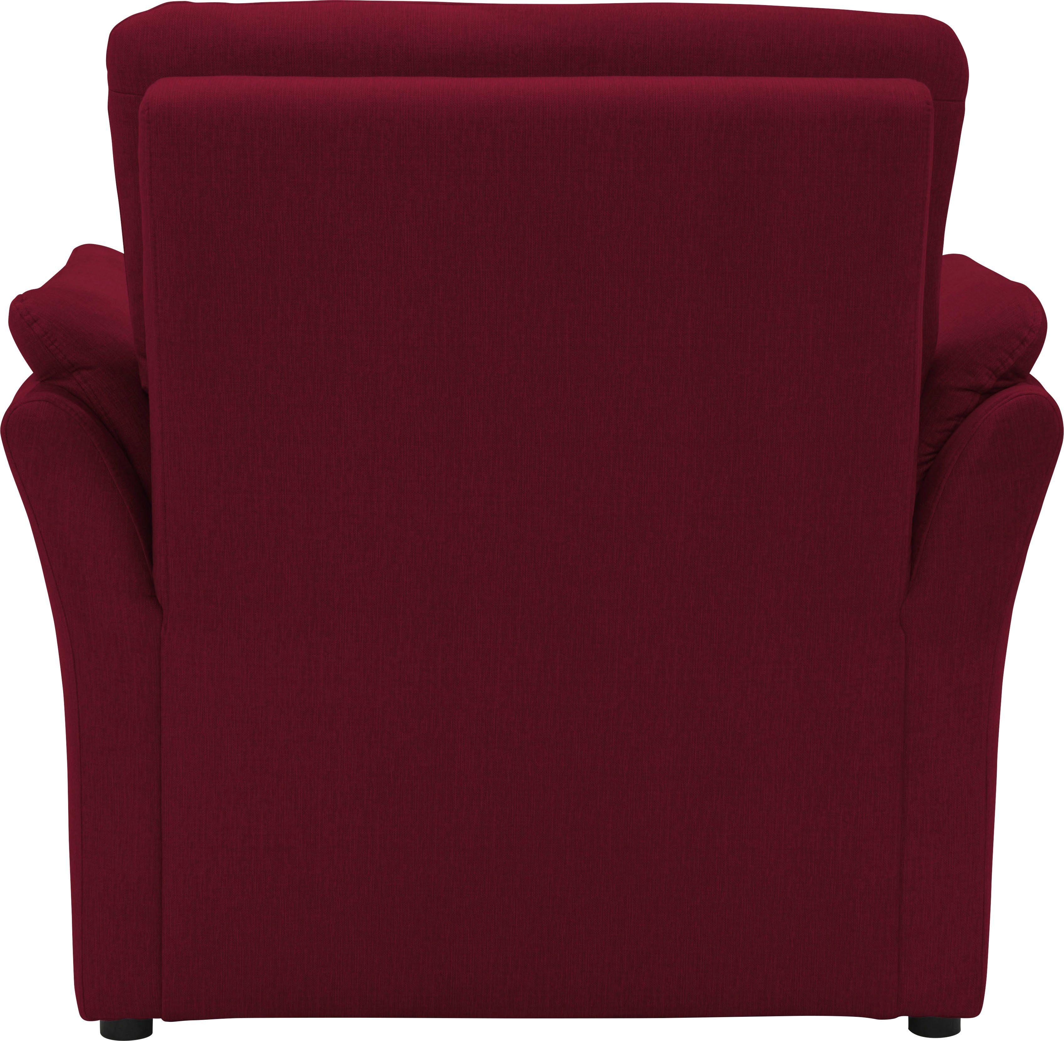 DOMO collection Fauteuil Pina cocktailsstoel Bijpassende fauteuil bij de serie, met binnenvering