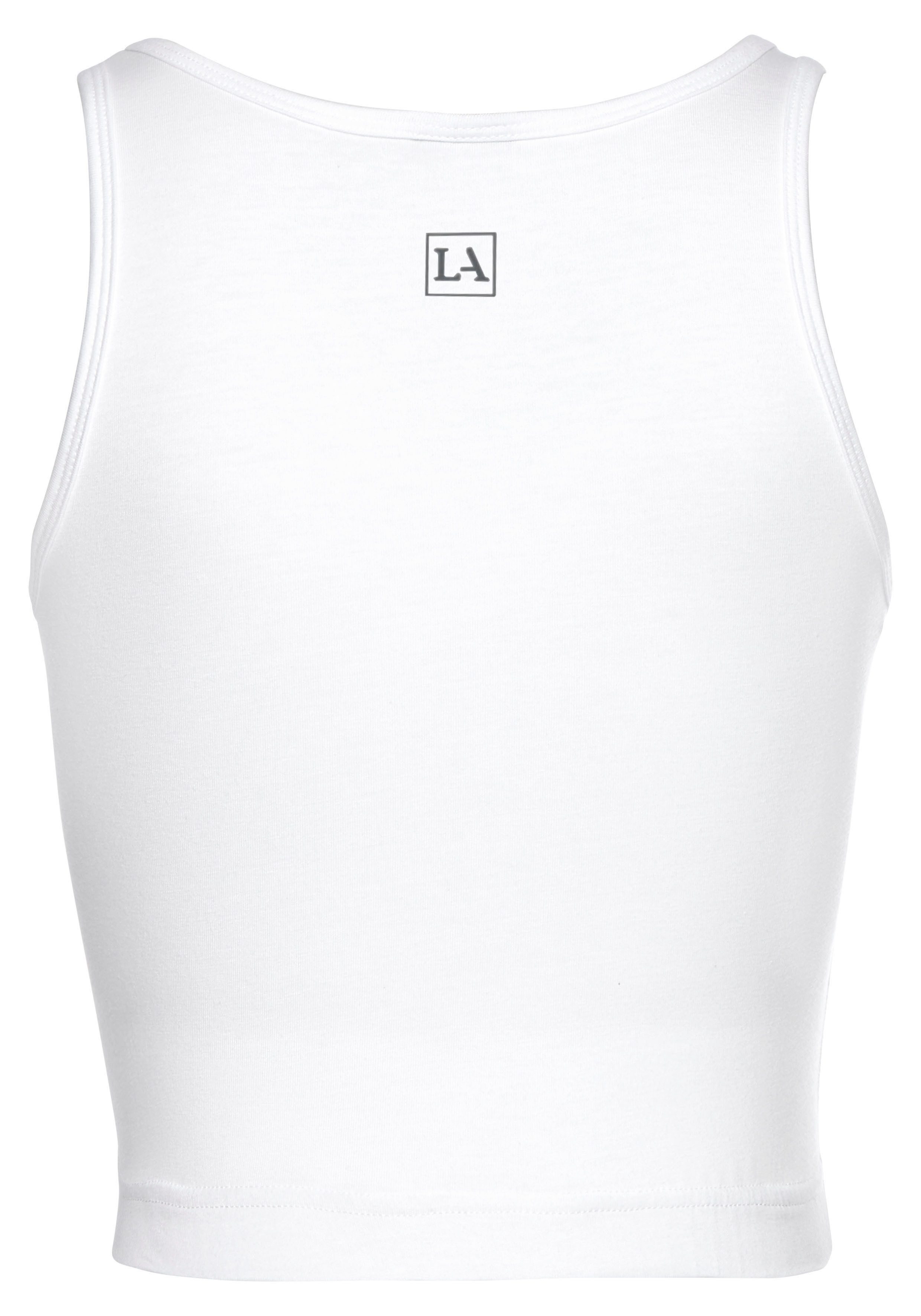 active by Lascana Sporttop Crop-top met brede bandjes