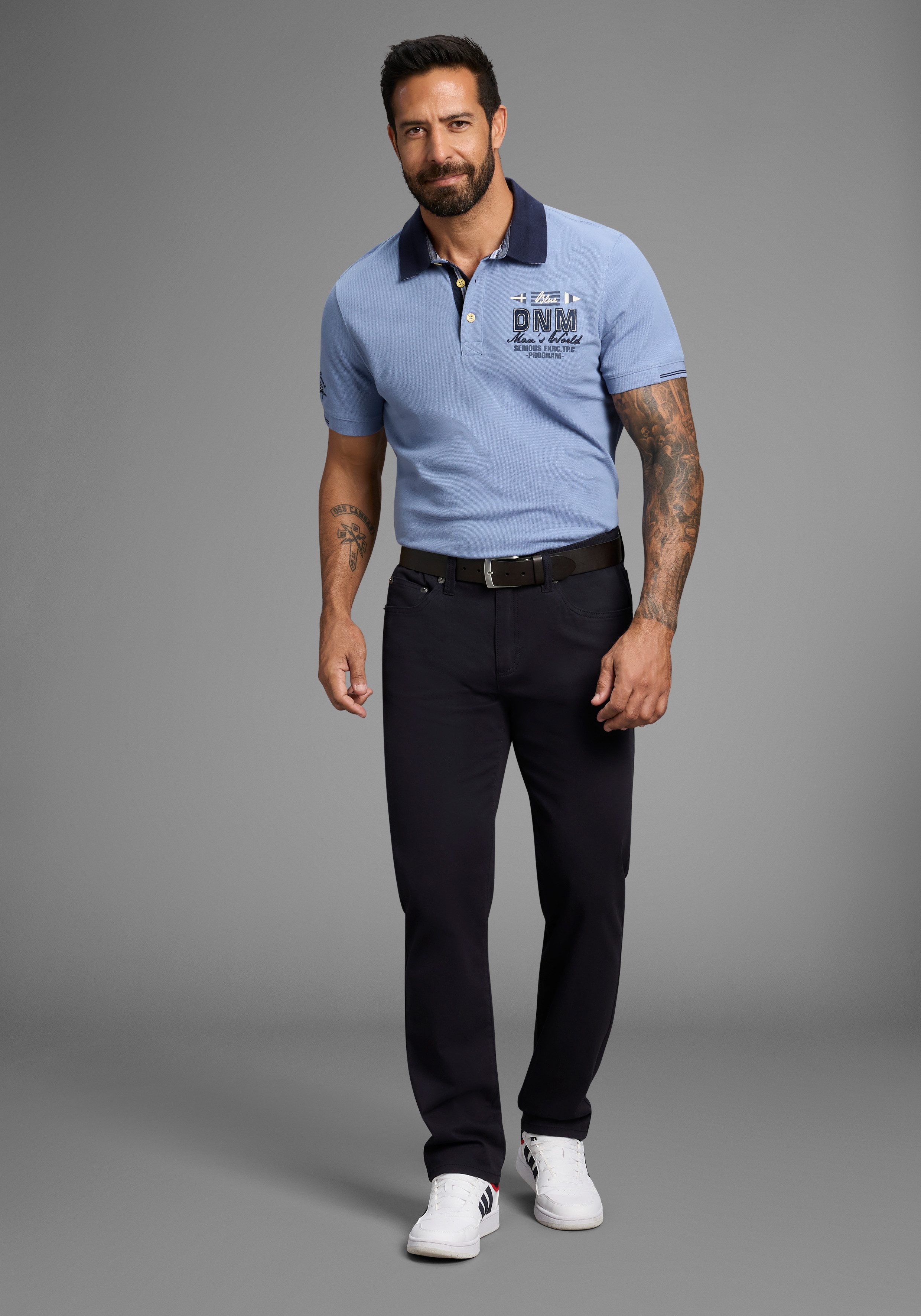 Man's World Five-pocketsbroek Stretchbroek met een elastische band