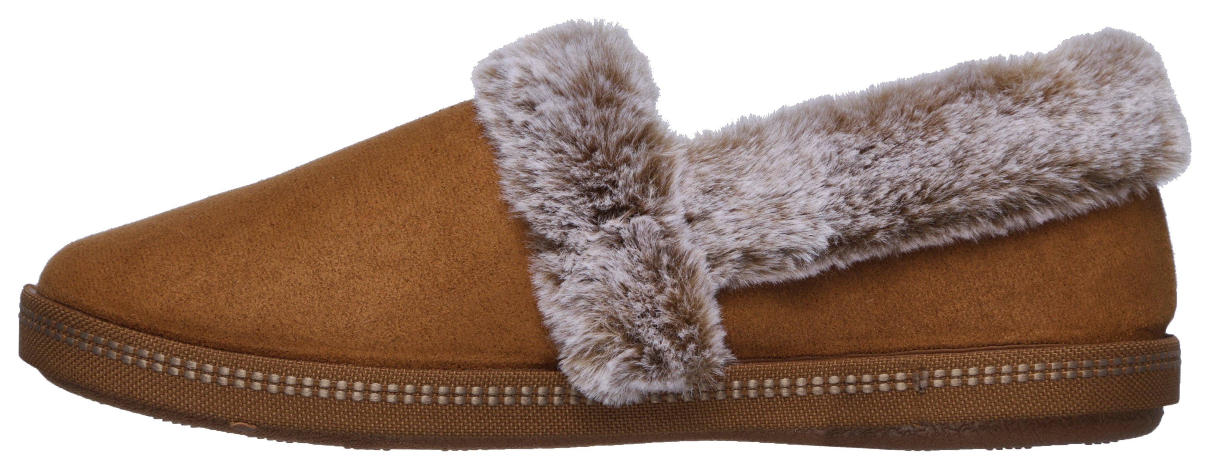 Skechers Pantoffels COZY CAMPFIRE TEAM TOAST Huisschoen met memory foam-inrichting