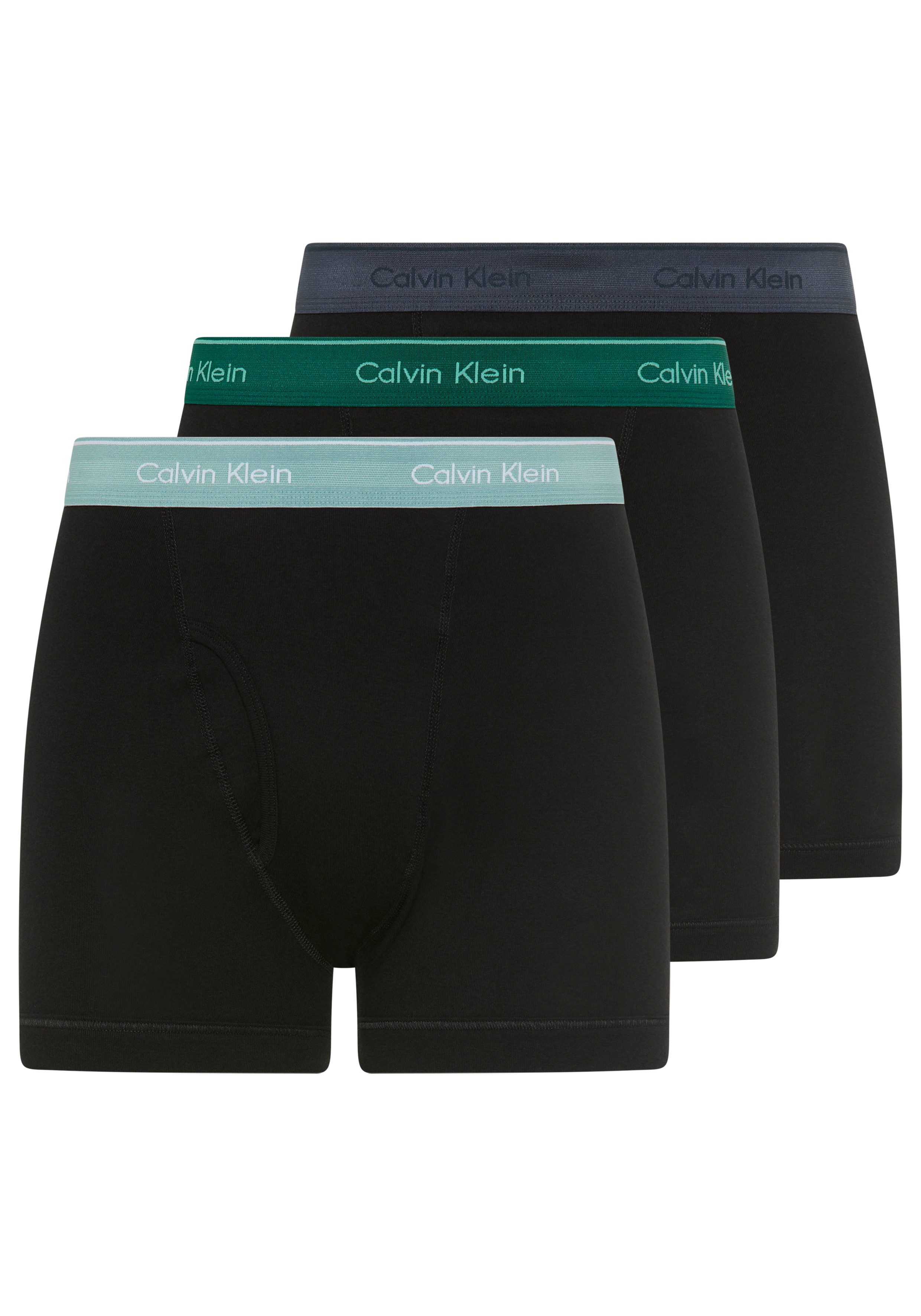 Calvin Klein Boxershort BOXER BRIEF 3PK met logo-elastische tailleband (3 stuks) (Set van 3)