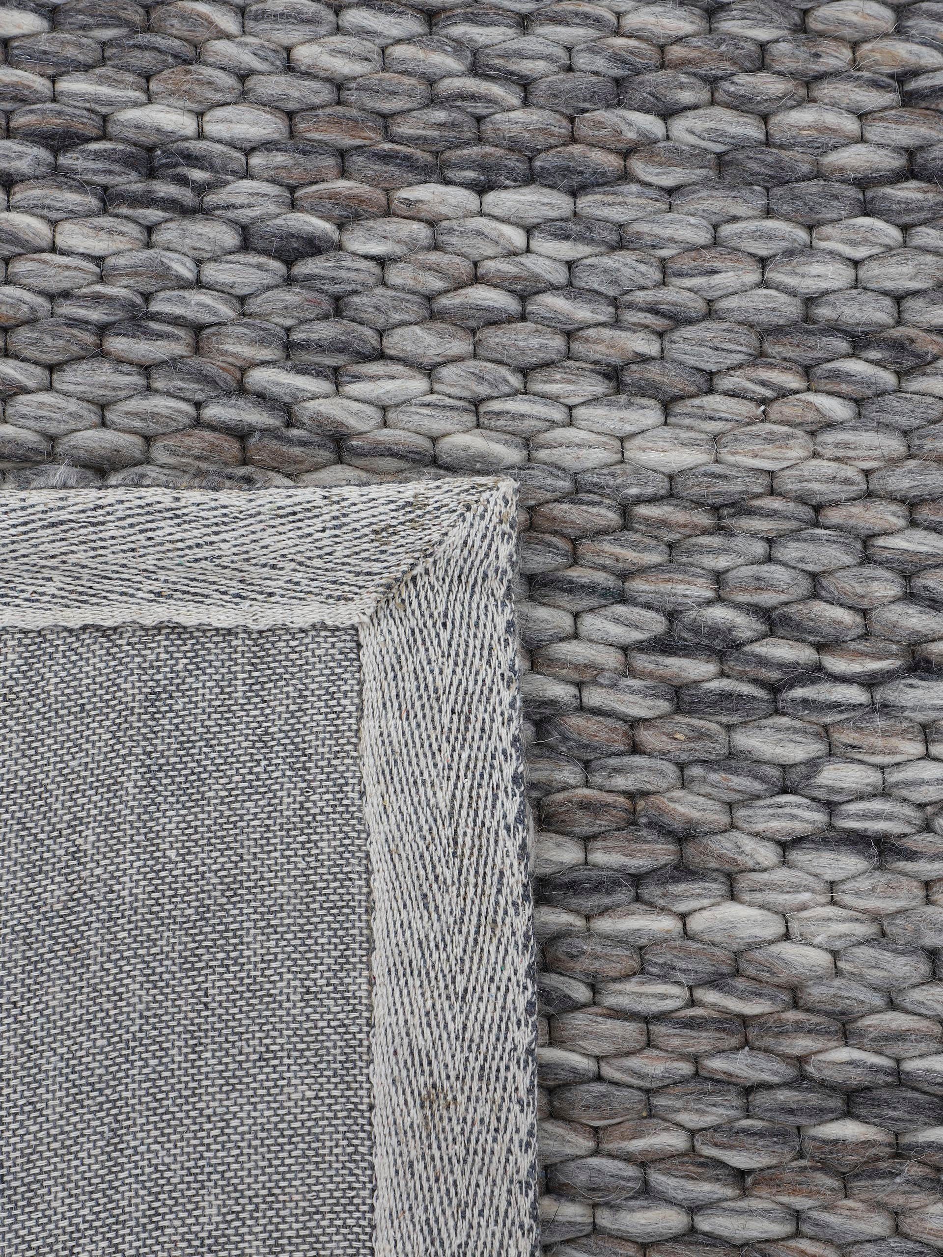 carpetfine Wollen kleed Sina Handgeweven tapijt, 100% wol, gemêleerd, handgeweven, zacht & knuffelig