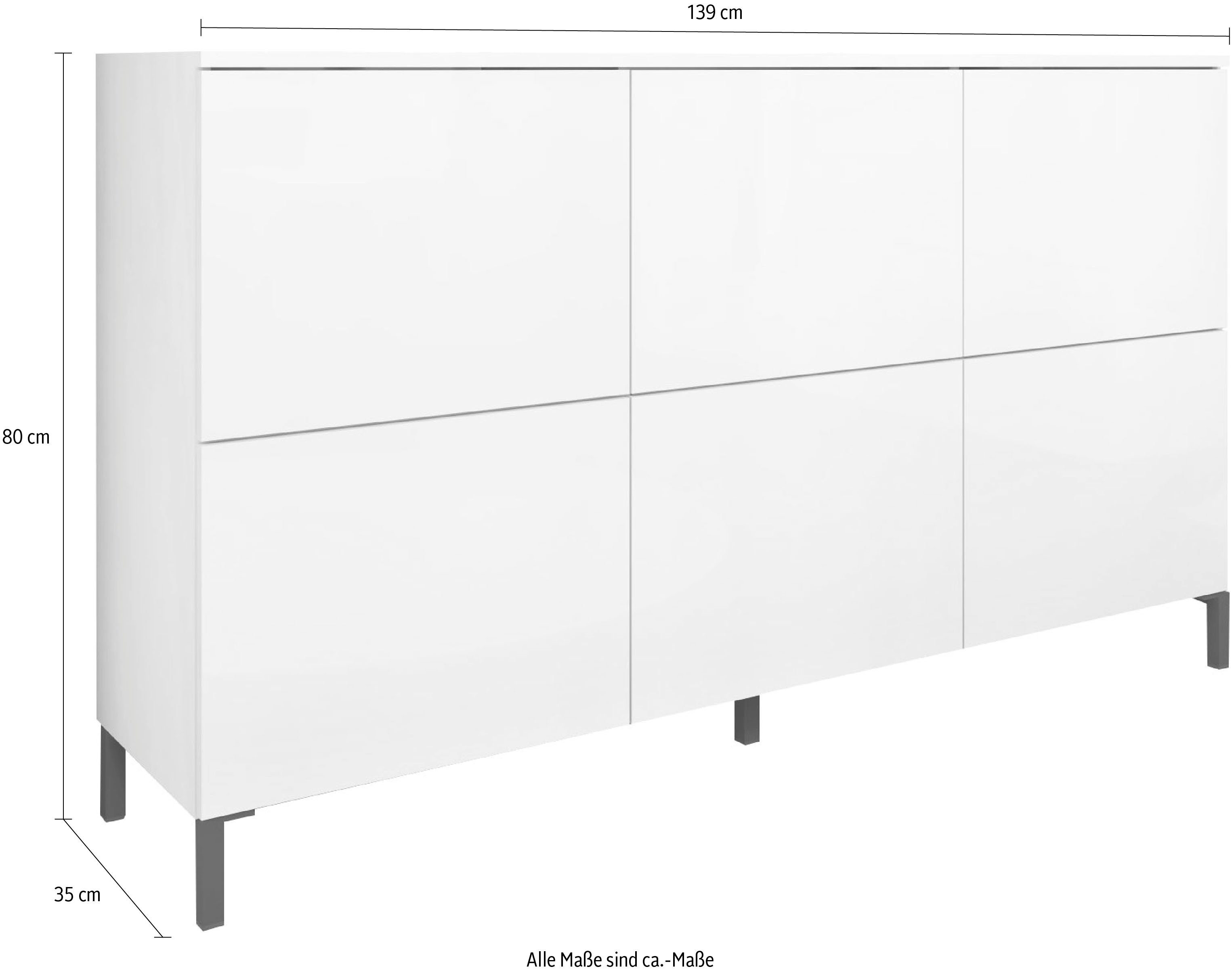 borchardt Möbel Kast Haama Breedte 139 cm