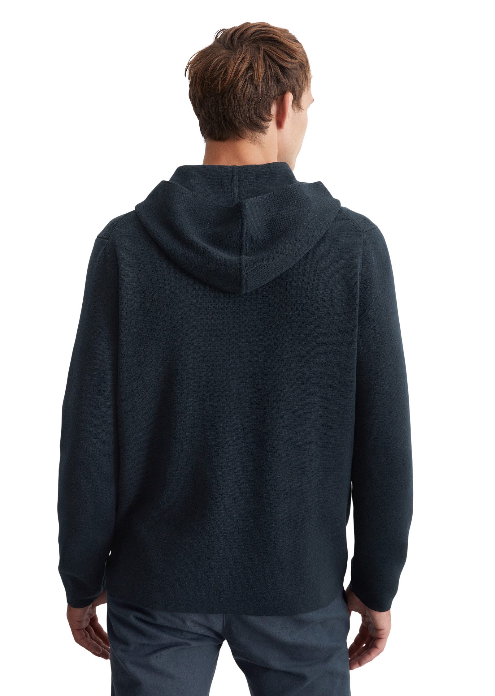 Marc O'Polo Capuchonvest met tweewegrits