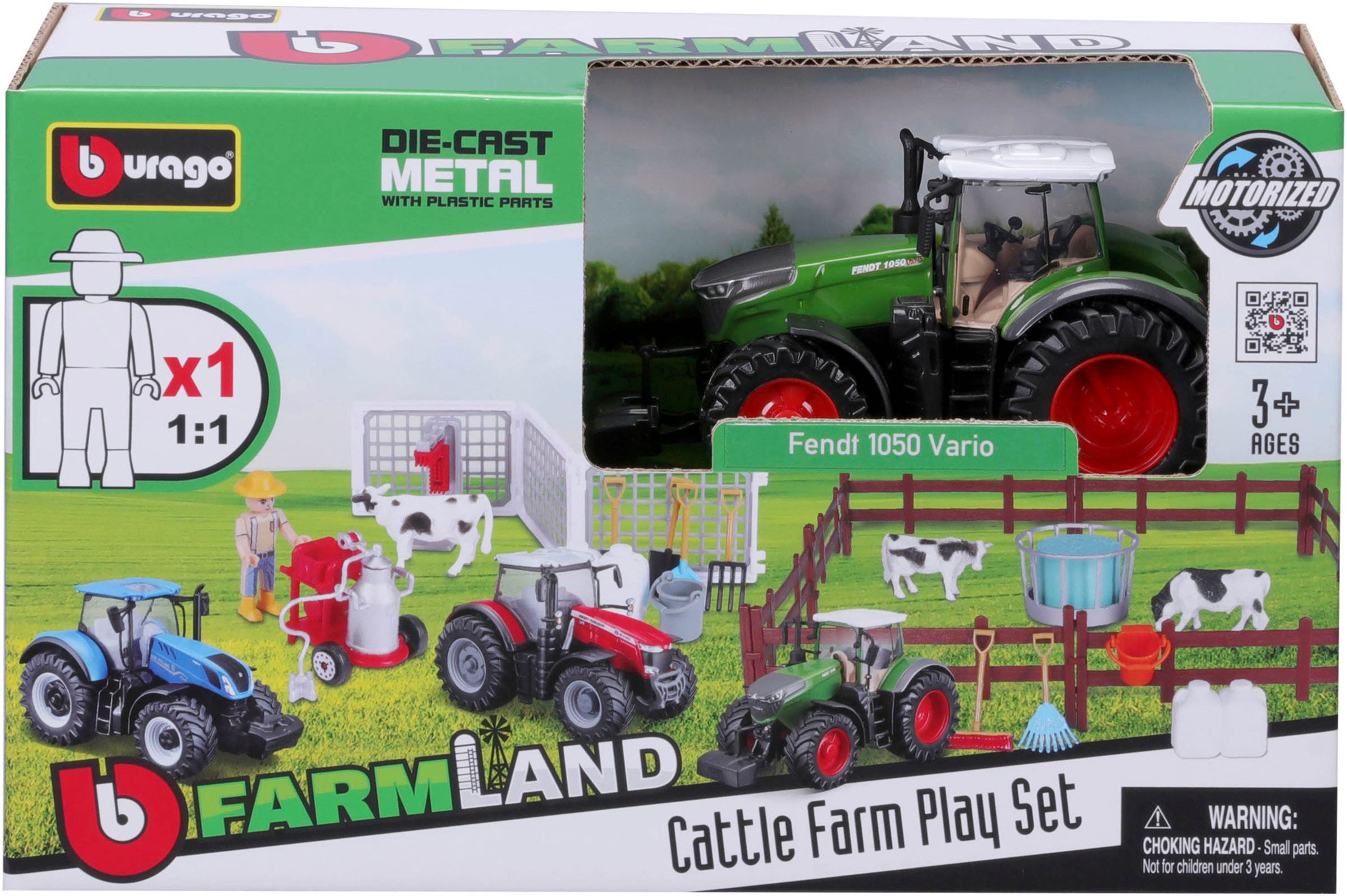 Bburago Speelwereld Farmland FENDT koeweide