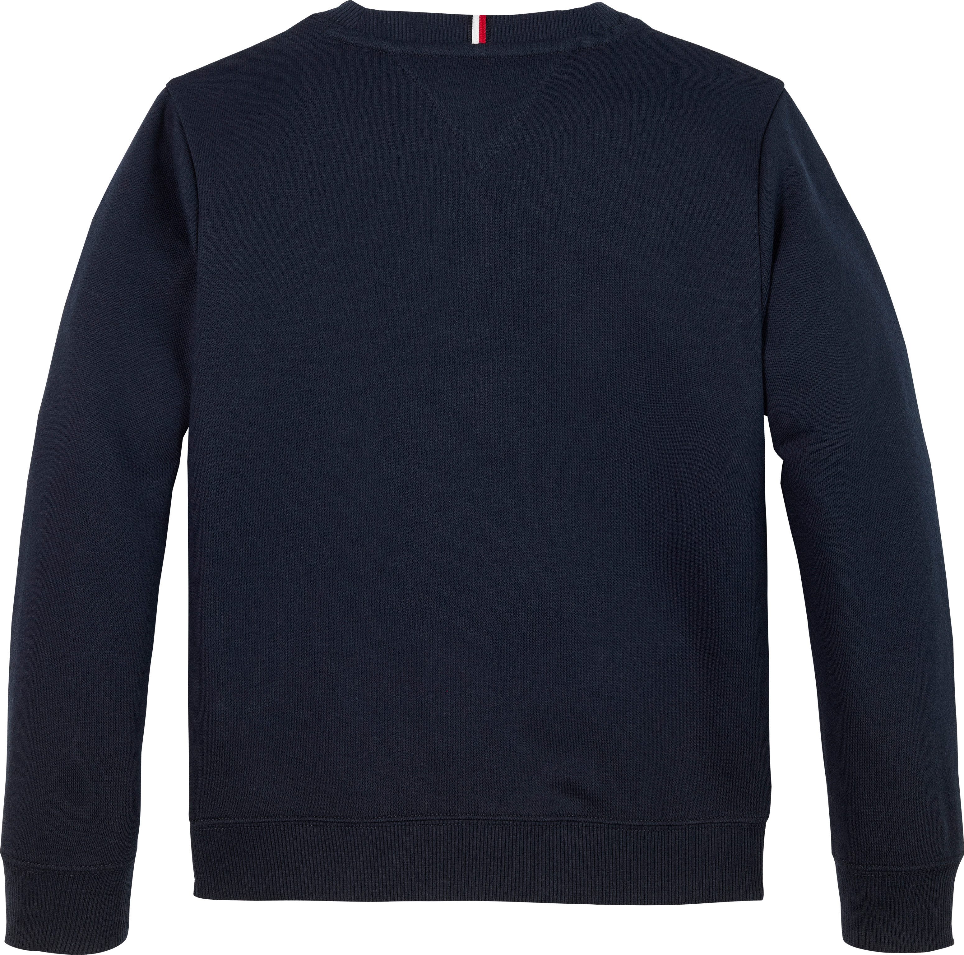 Tommy Hilfiger Sweatshirt TOMMY SCRIPT FLAG SWEATSHIRT voor kinderen tot 16 jaar, vlag-logo-print