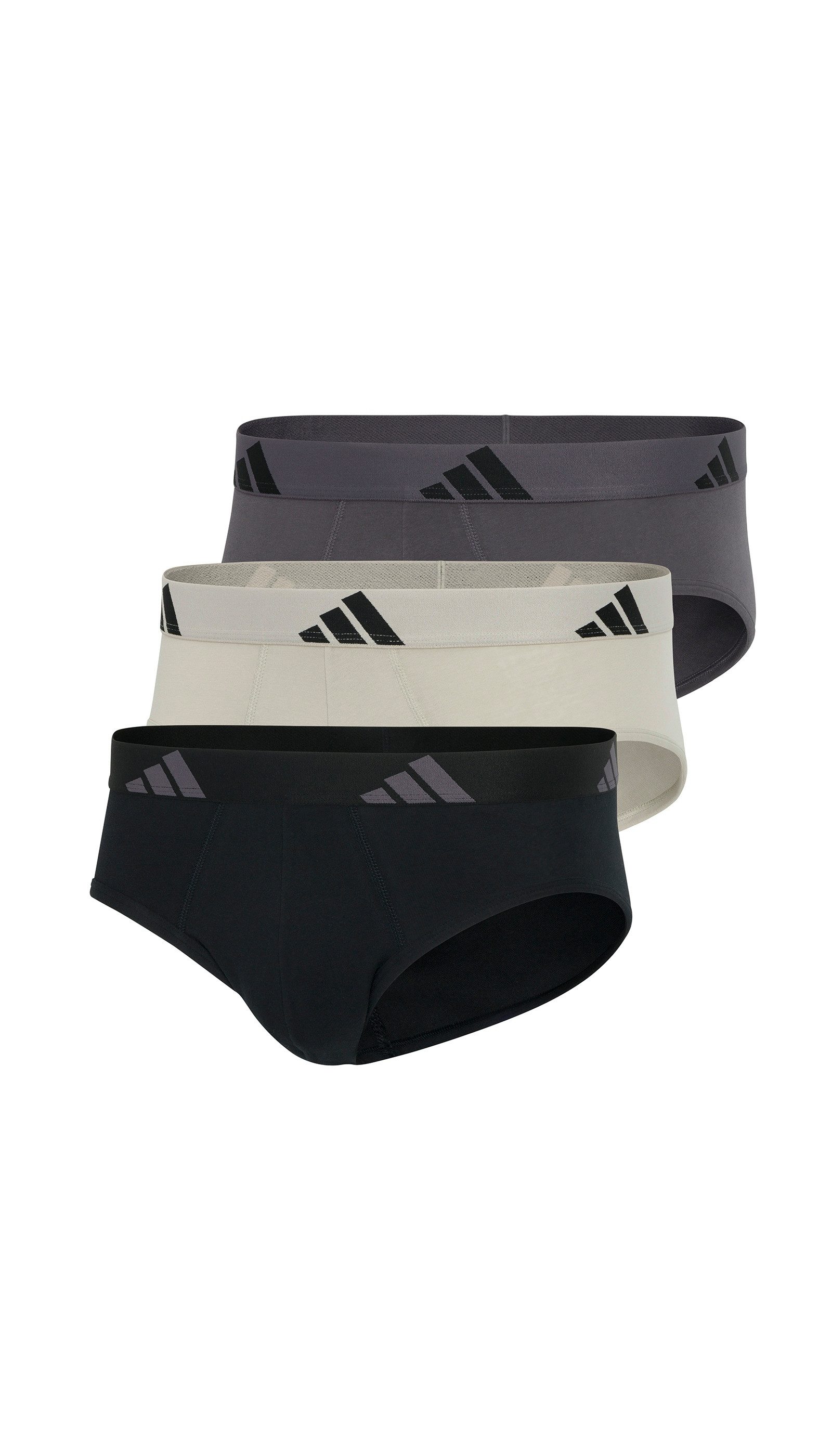 adidas Sportswear Slip Active Flex Cotton gemaakt van zachte, rekbare katoen (Set van 3) heren voordeelsets maat XXL multicolor