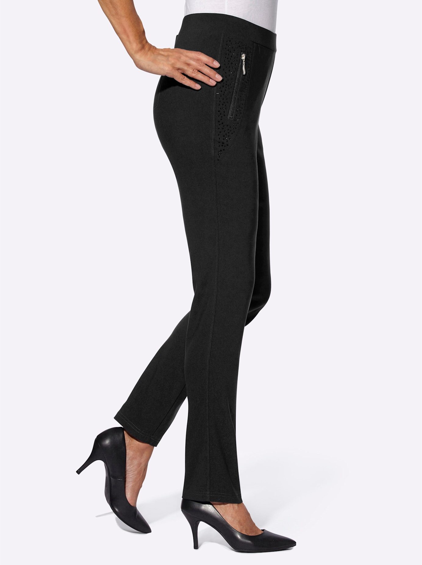 Lady Geweven broek