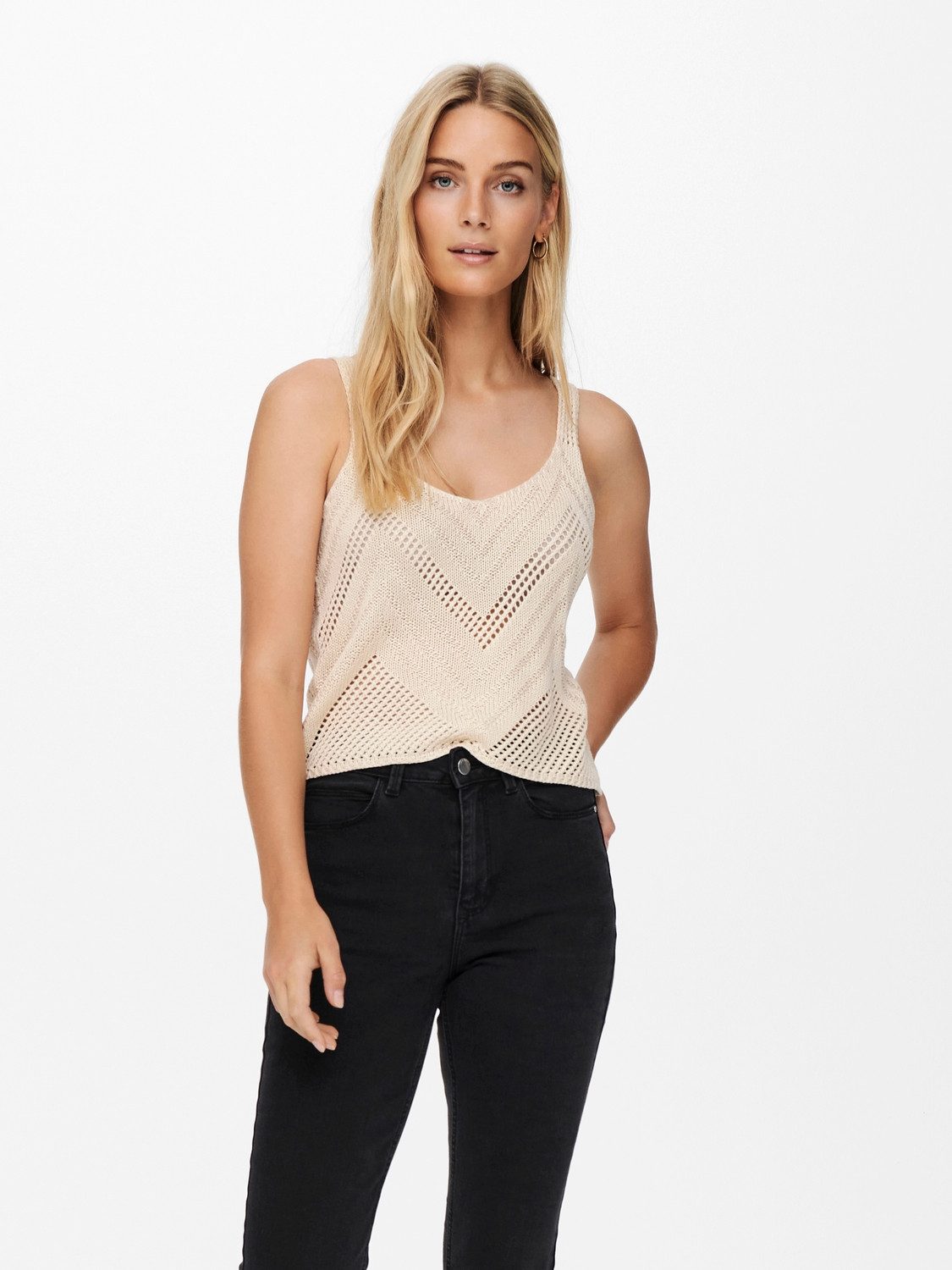 JDY Gebreide top JDYSUN TANK TOP KNT NOOS