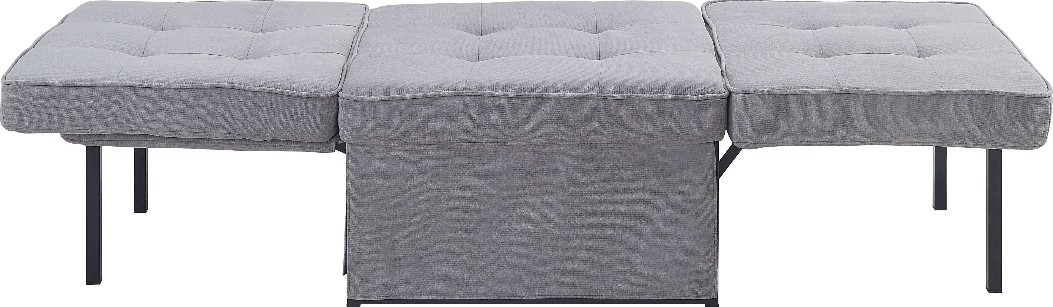 ATLANTIC home collection Slaapbank Finn te veranderen in een loungestoel, relaxfauteuil en logeerbed, incl. kussen