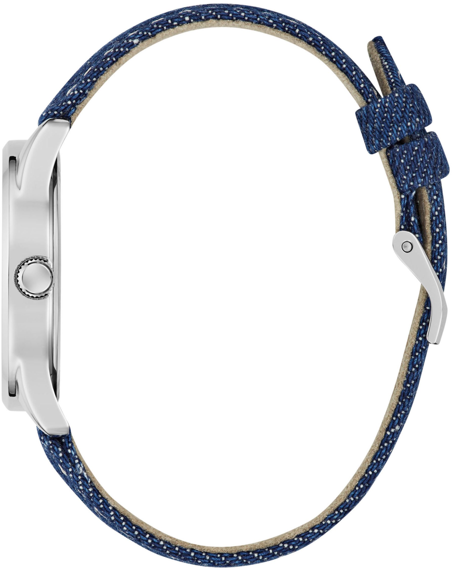 Guess Kwartshorloge G STITCH Horloge, dameshorloge, siliconen band, mineraalglas, analoog