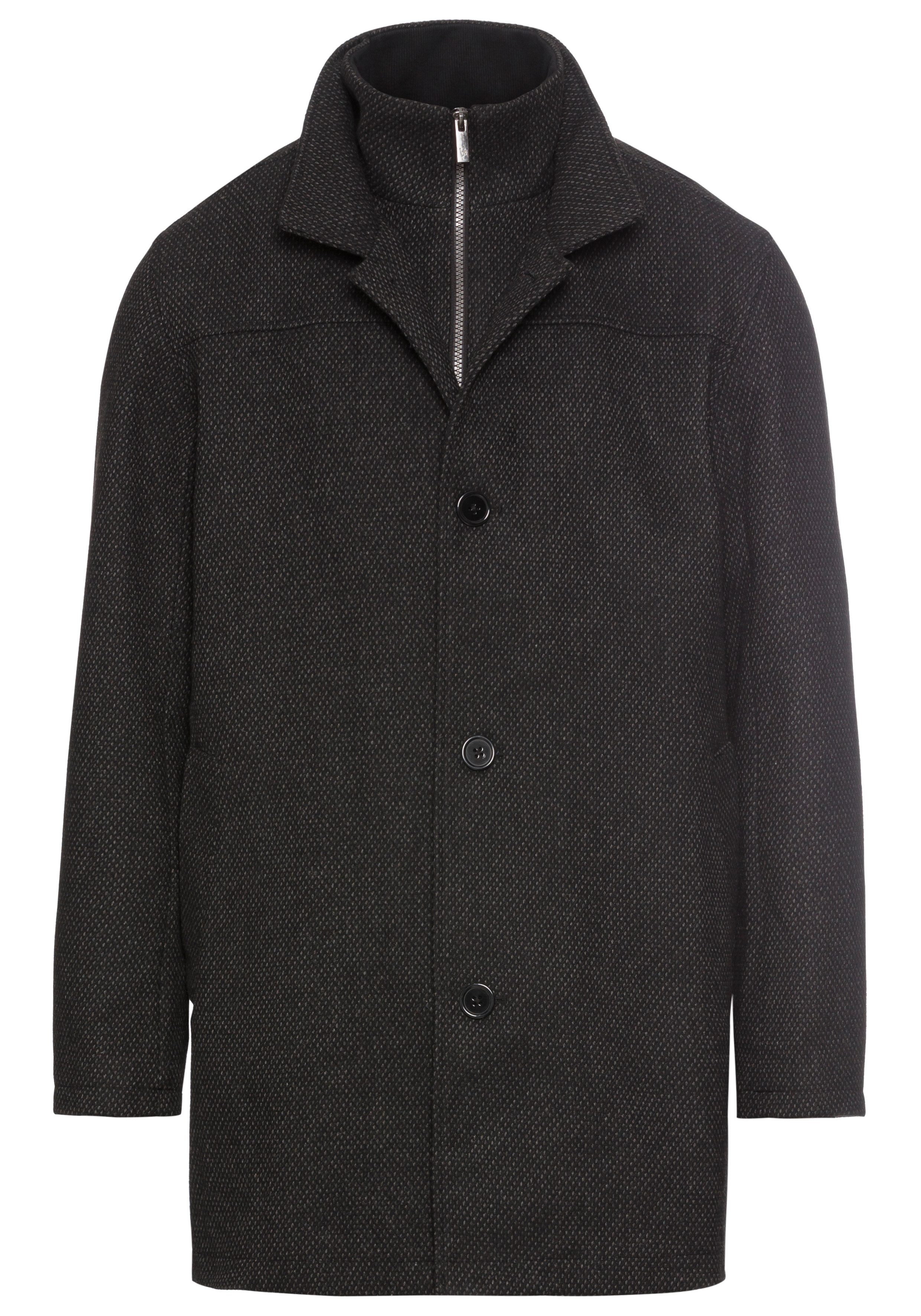 Bruno Banani Lang jack van polyester casual stijl met 6 zakken