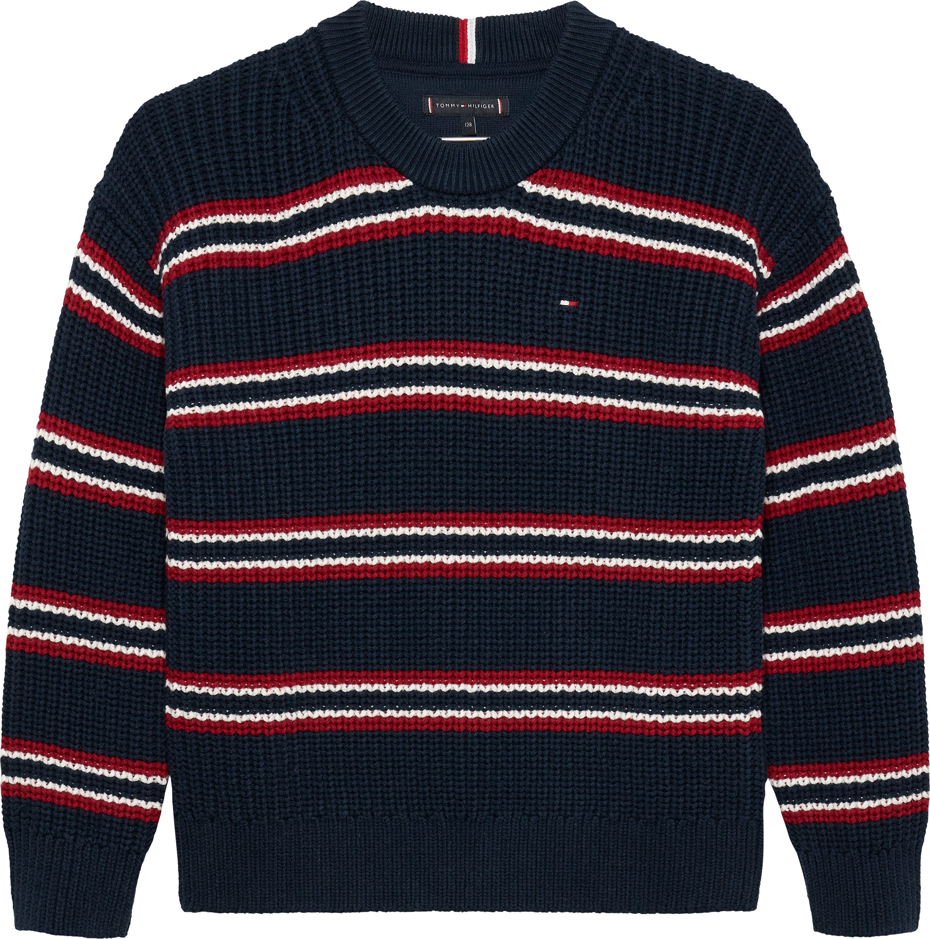Tommy Hilfiger Gebreide trui HALF CARDIGAN C-NECK SWEATER
