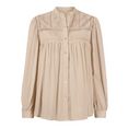 linea tesini by heine blouse met lange mouwen bruin