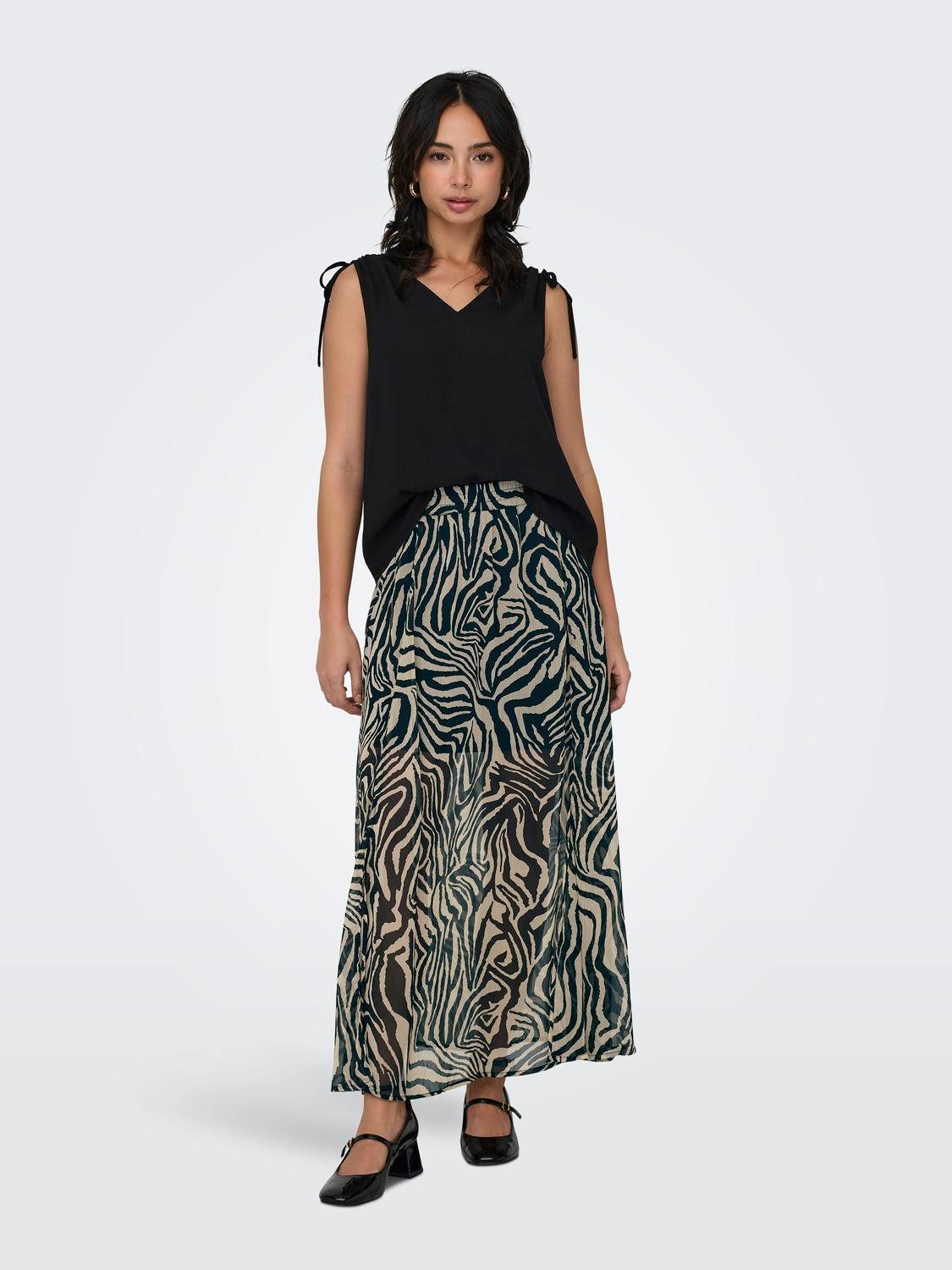 Only Plooirok ONLASTA LIFE SLIT ANKEL SKIRT PTM