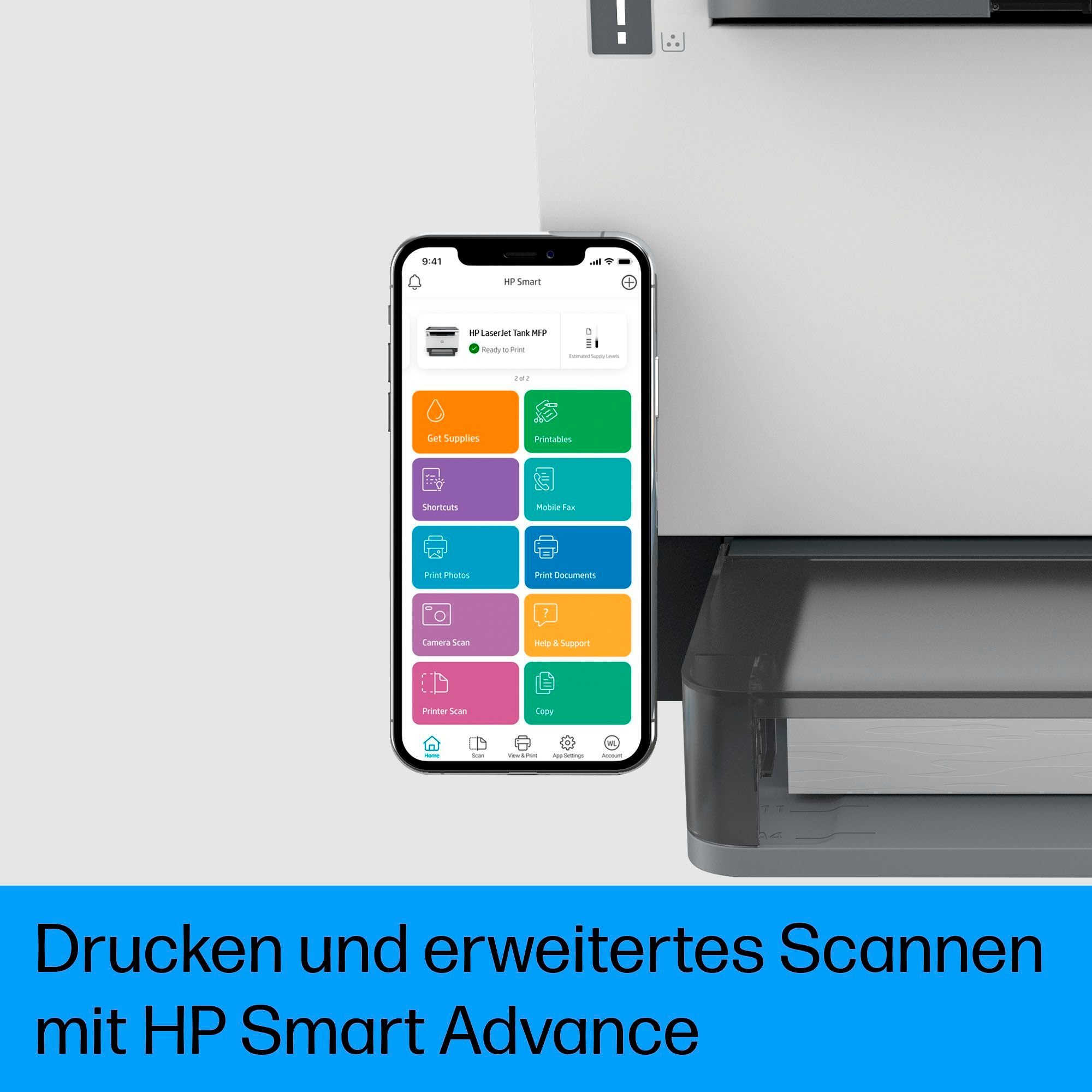 HP Laserprinter LaserJet Tank MFP 1604W Printer