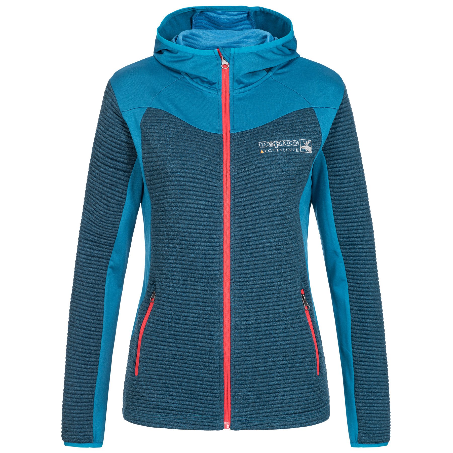 DEPROC Active Gebreid fleecejack ELM WOMEN