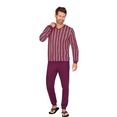 trigema pyjama van puur katoen rood