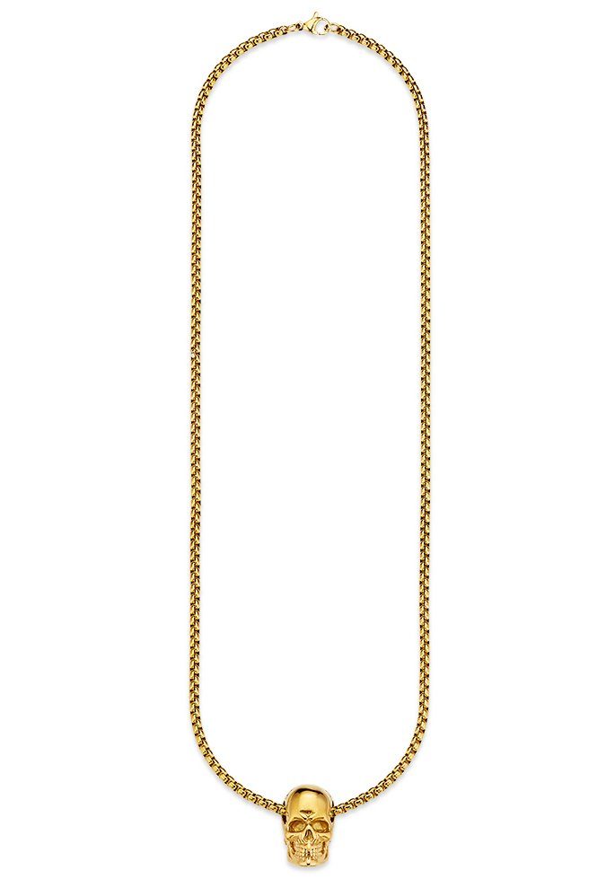 Bruno Banani Ketting met hanger Sieraad cadeau halsketting schedel doodskop, Venetiaanse ketting