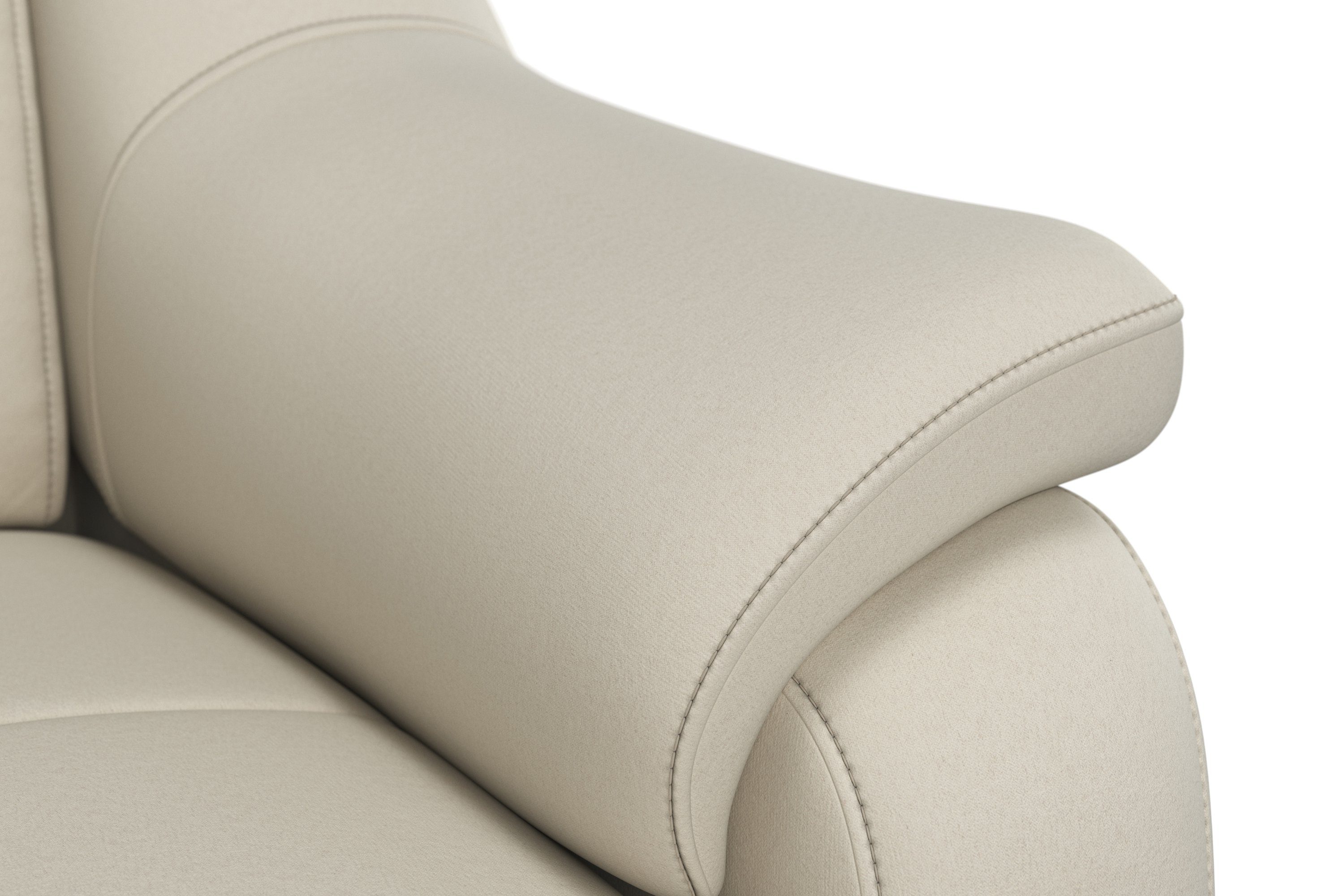 sit&more Hoekbank Freetown L-vorm met verstelbare hoofdsteun en comfortabele binnenvering