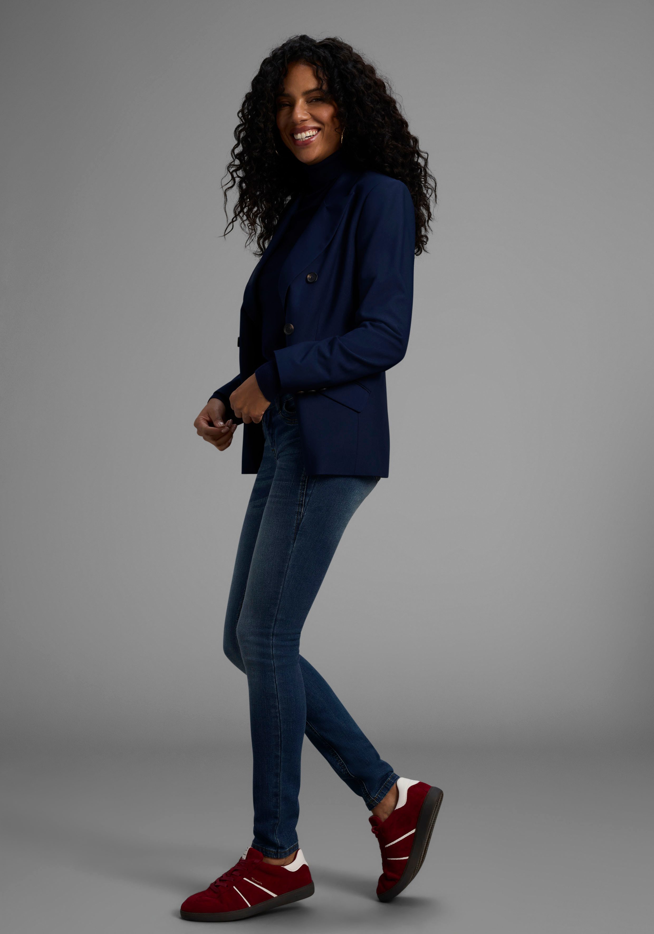 Arizona Skinny fit jeans Met geren extra-strakke been snit, lage taille