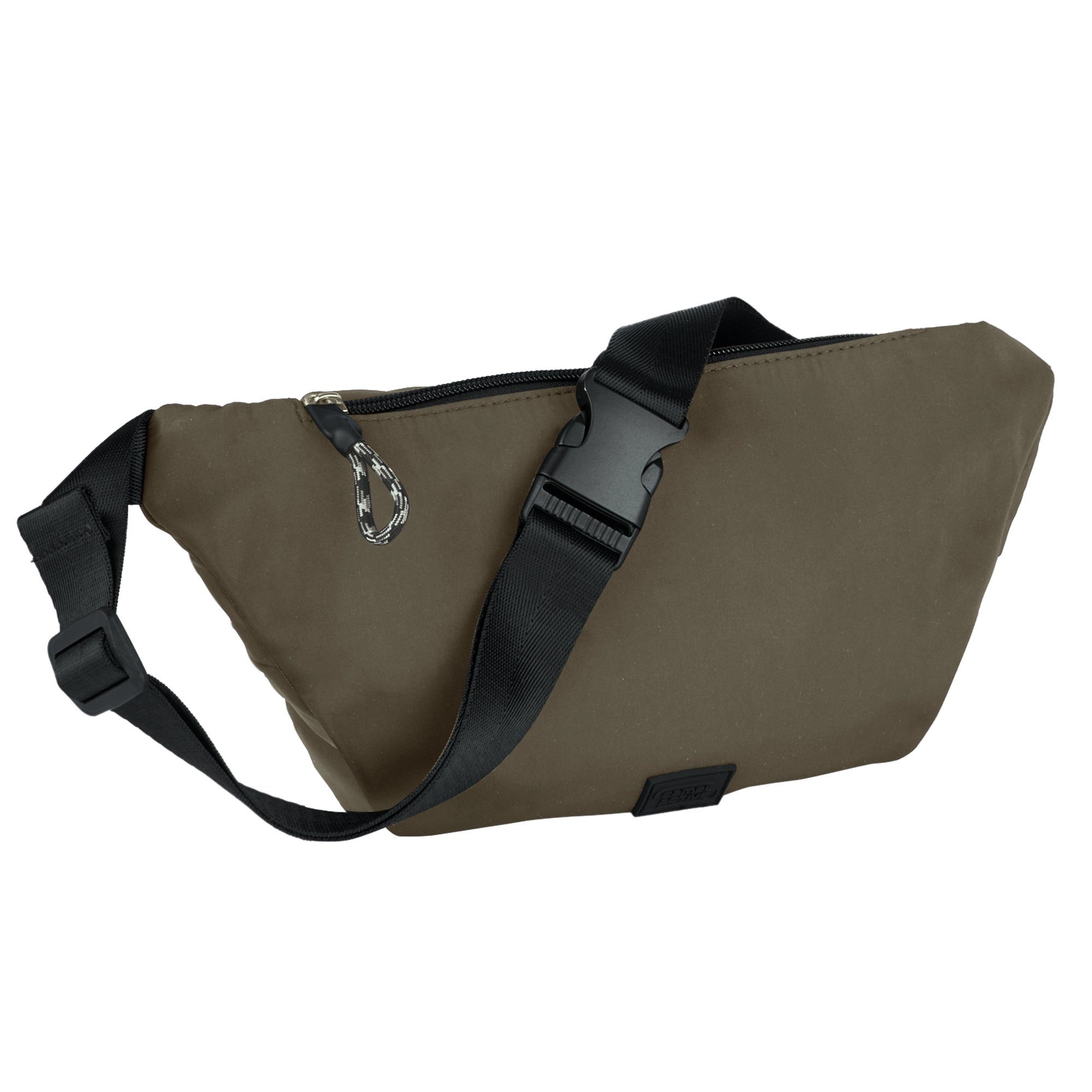 camel active Buiktasje Terra van gerecycled nylon en volumineus aangebrachte zakken