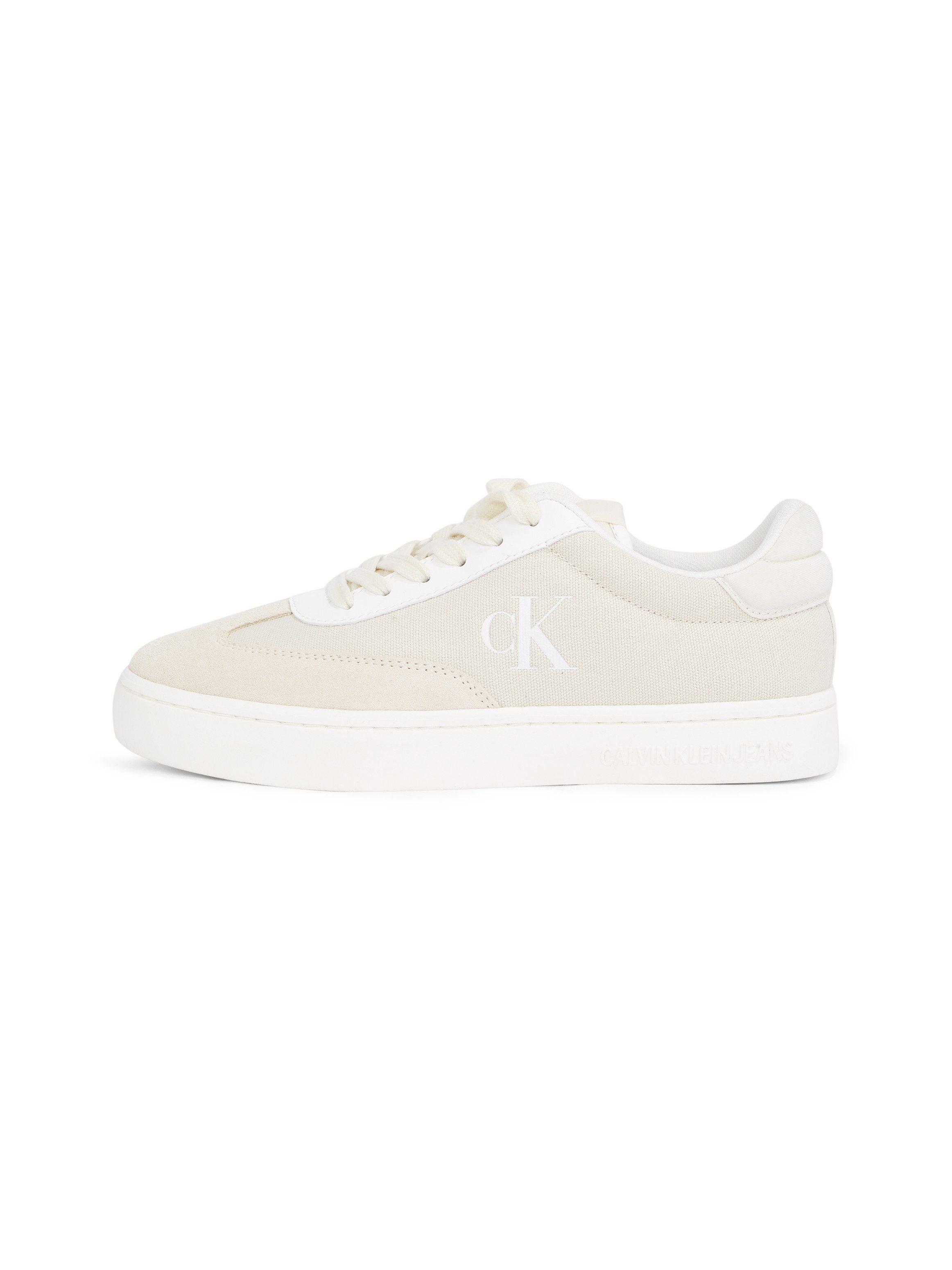 Calvin Klein Sneakers CLASSIC CUPSOLE LOW MIX MG WN veterschoenen, vrijetijdsschoen, lage schoen met logo-opschrift aan de zijkant
