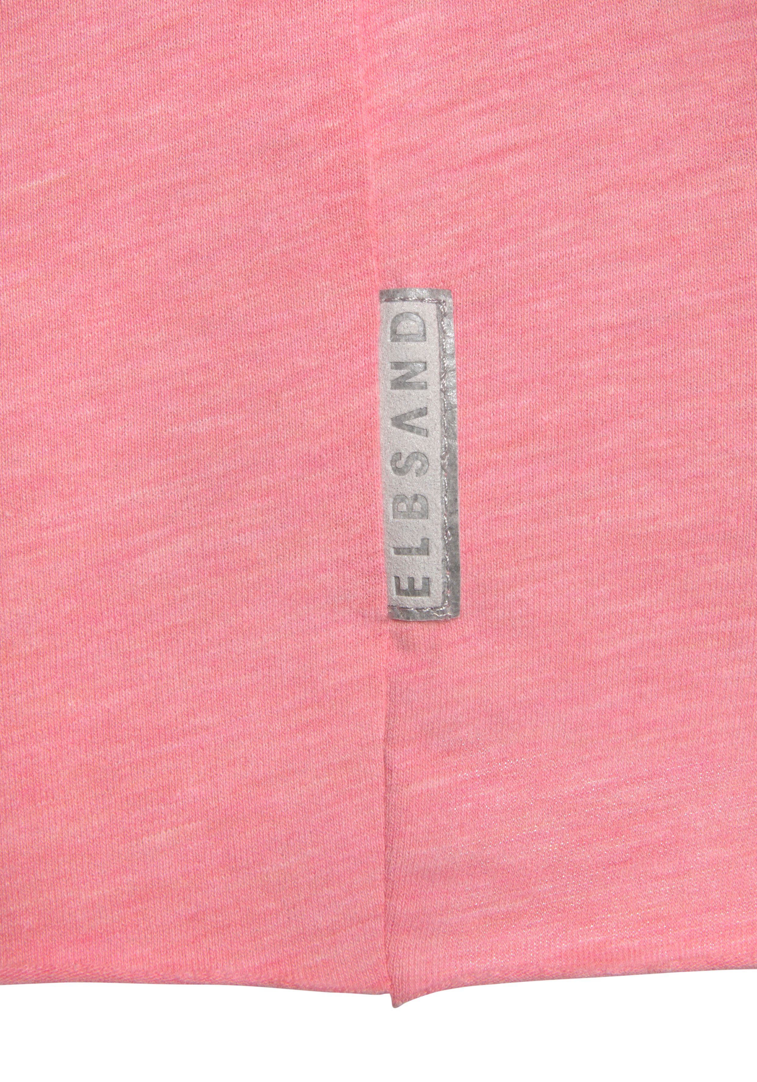 Elbsand Shirt met lange mouwen Eltje met logoprint op de rug, longsleeve van katoenmix