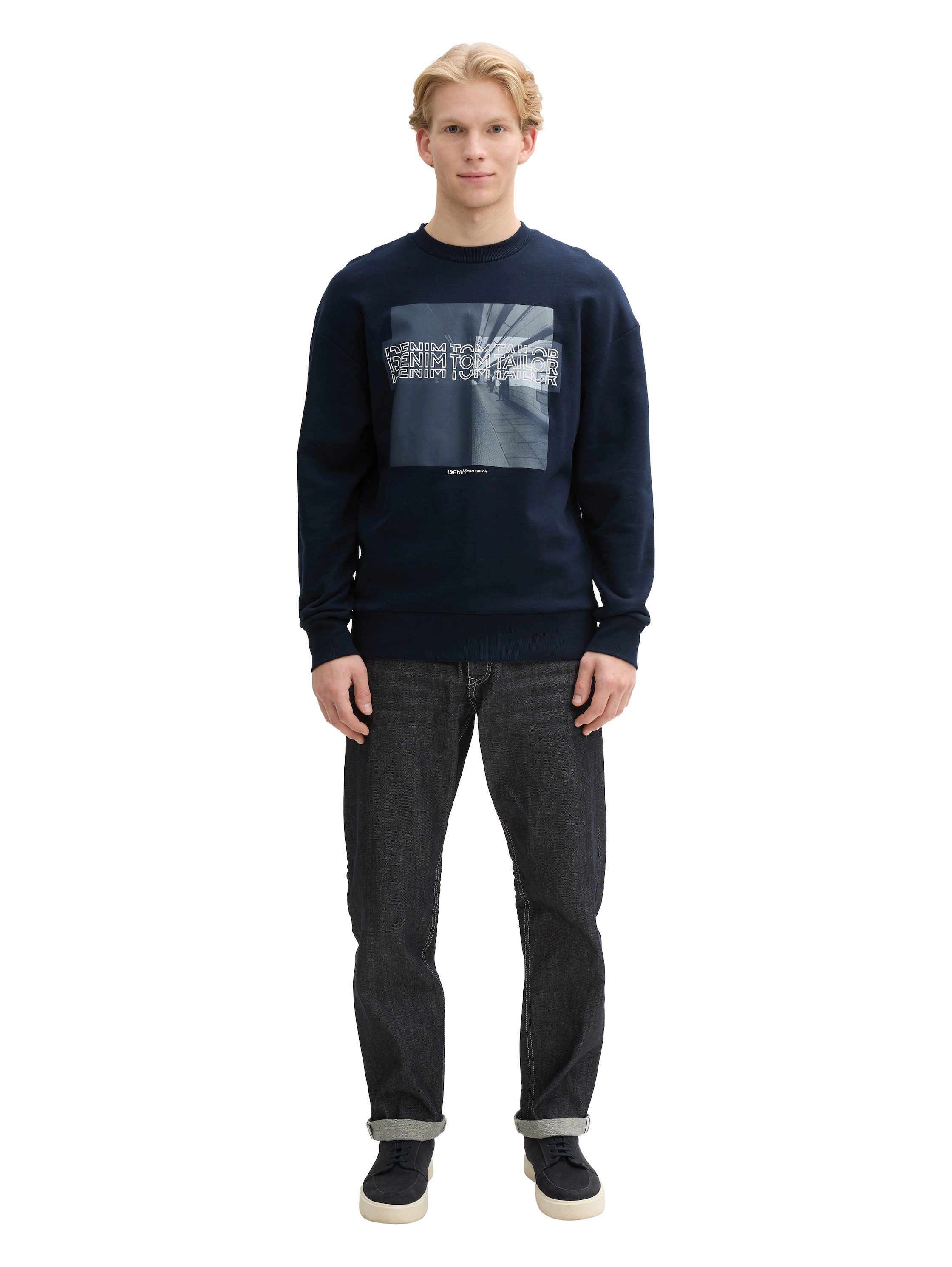 Tom Tailor Denim Sweatshirt met frontprint