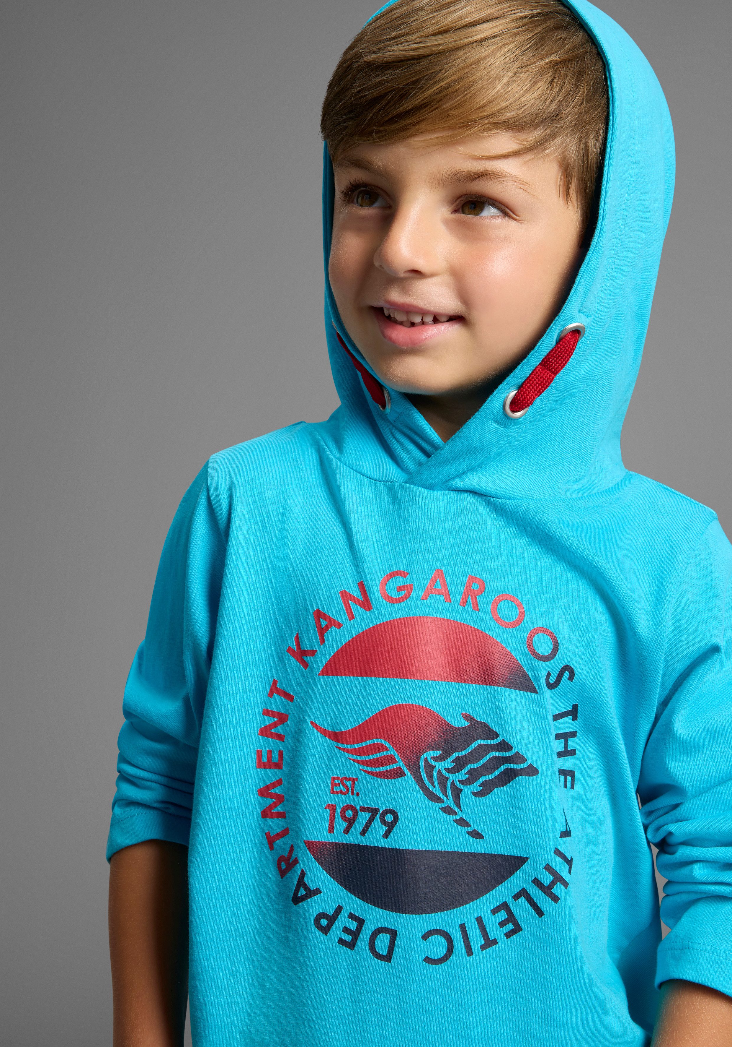 KangaROOS Shirt met lange mouwen Shirt voor kleine jongens