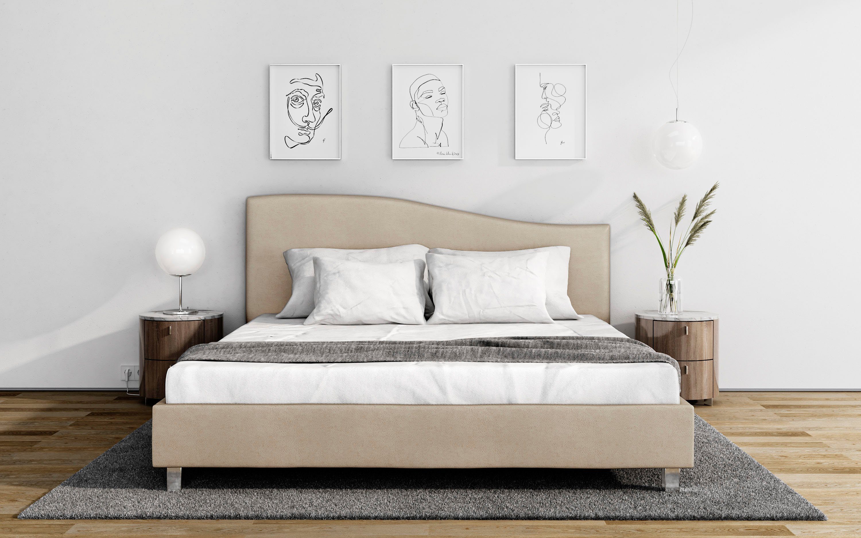 Westfalia Polsterbetten Gestoffeerd bed